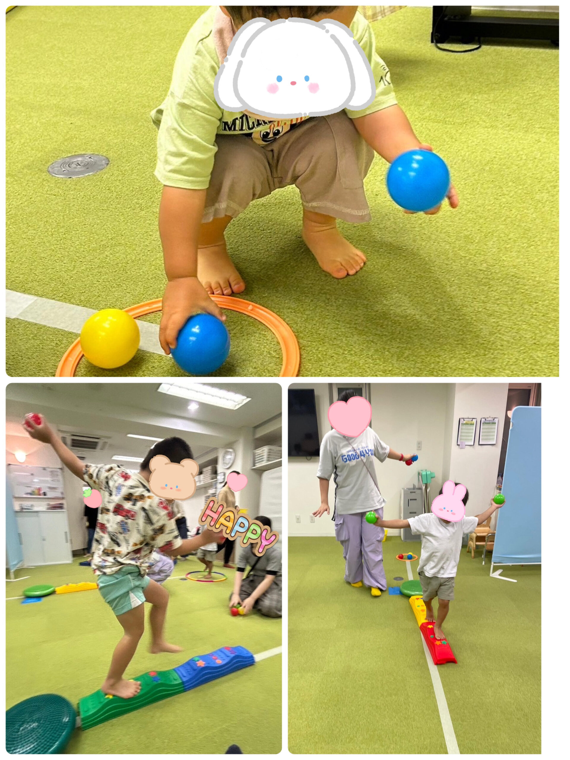 【南堀江】児童発達支援　色合わせゲーム💓