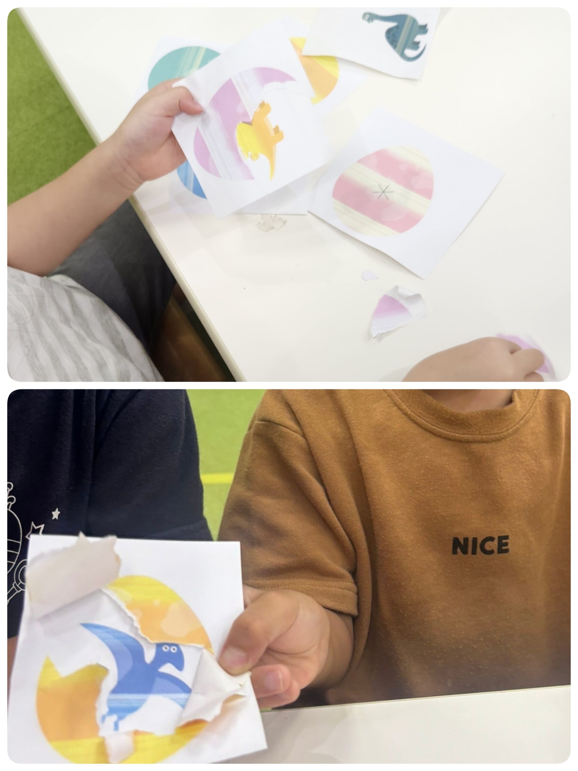 【南堀江】児童発達支援：ビリビリ卵🦕