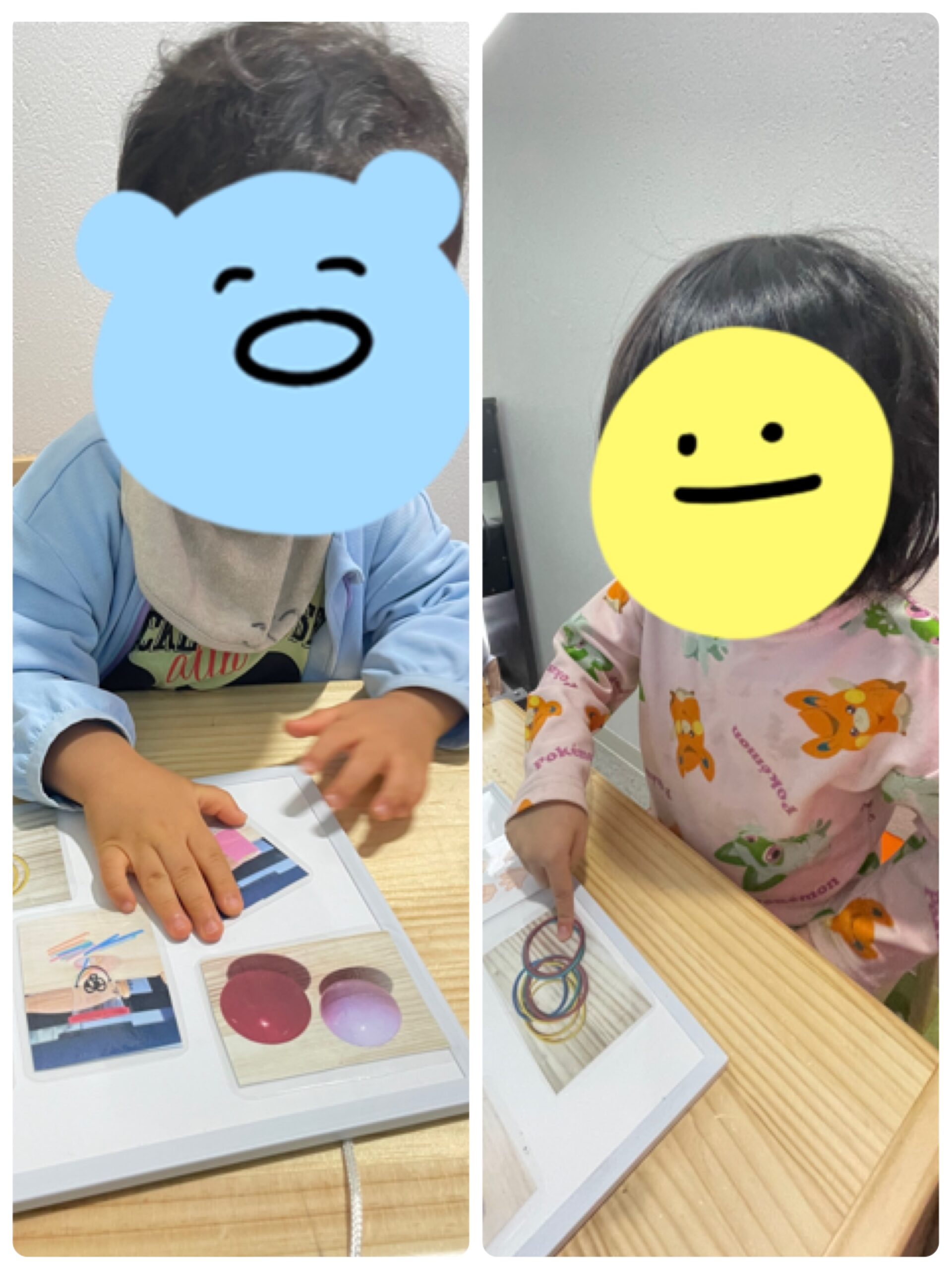 【北堀江】児童発達支援　個別作業療法　「見通し表を使用した支援について」