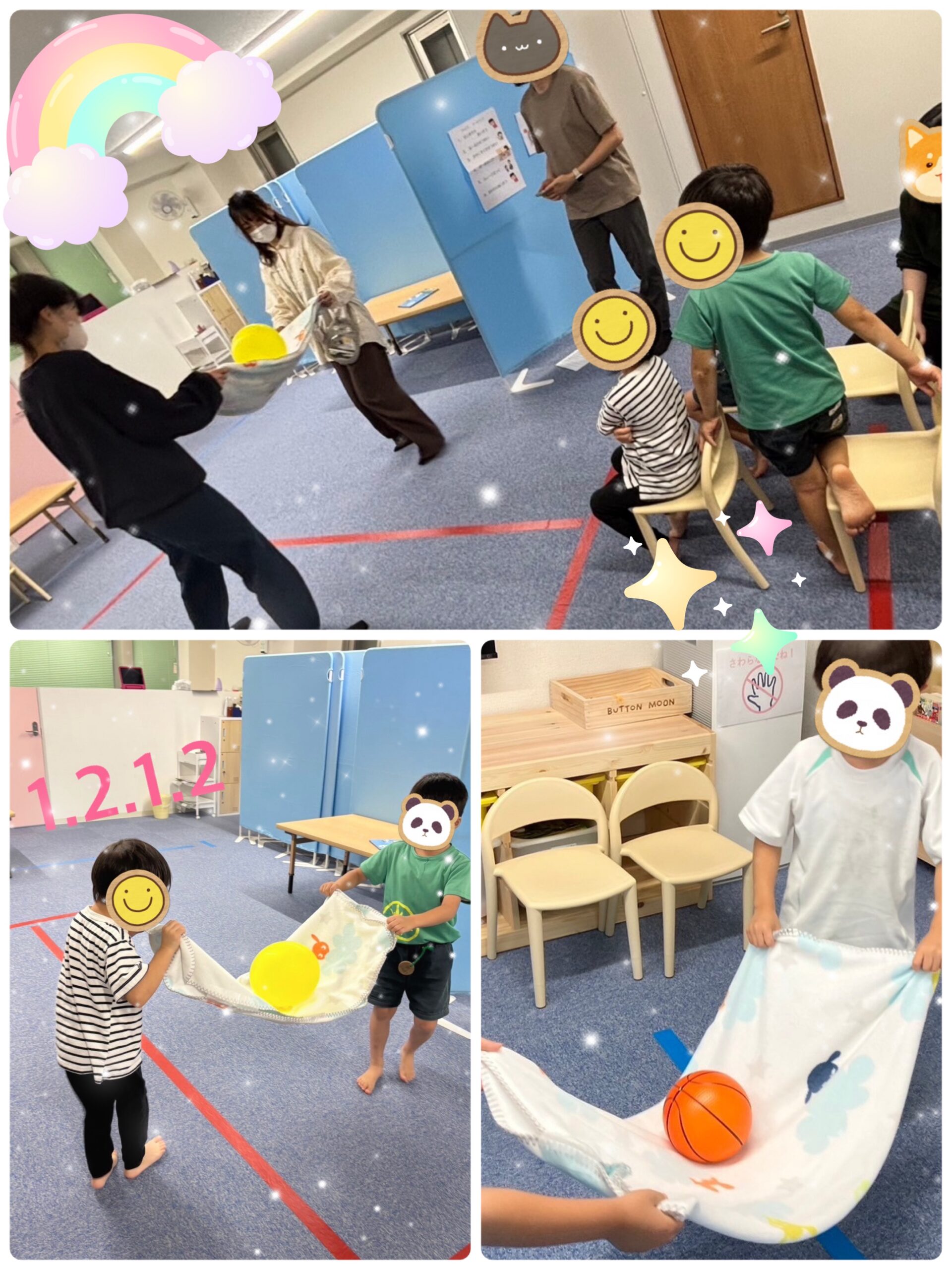 【ハッピープラス南堀江】ボール運び🏀