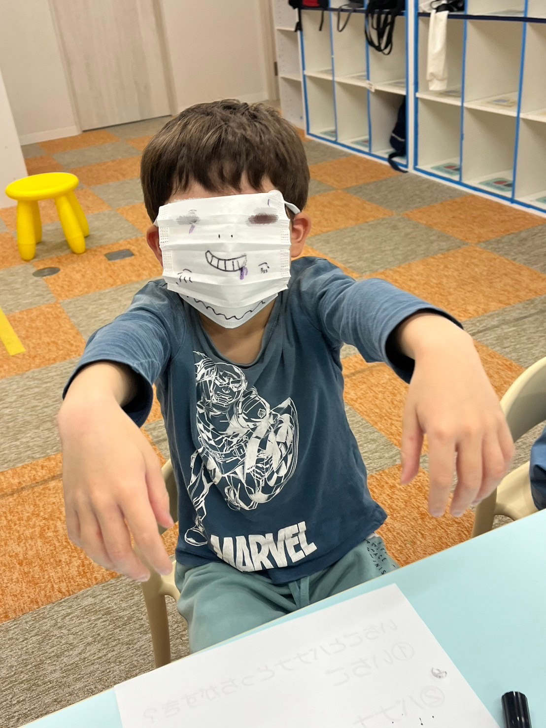 【南堀江】放デイ　おばけマスク作り👻