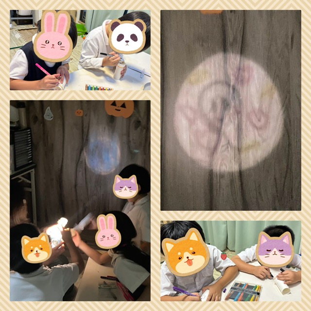 【北堀江】放デイ：公文📖おばけライトづくり👻🔦