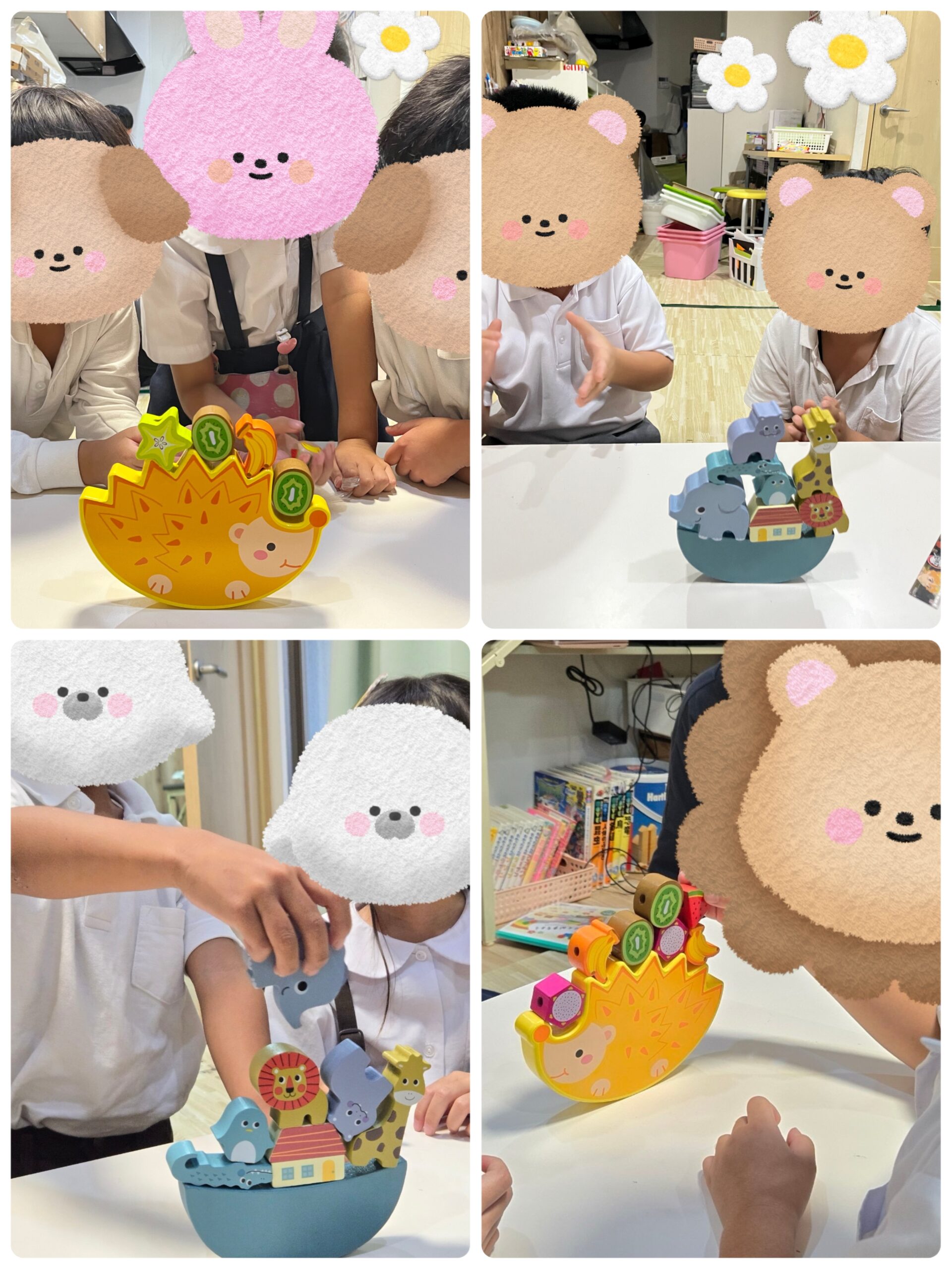 【北堀江】放デイ：公文📖　どうぶつバランスゲーム🐶🐘