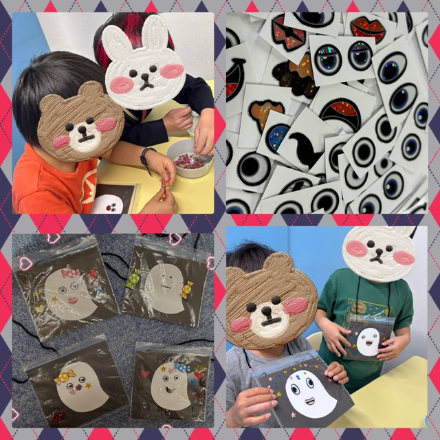 【ハッピープラス南堀江】おばけポシェットづくり👻💙