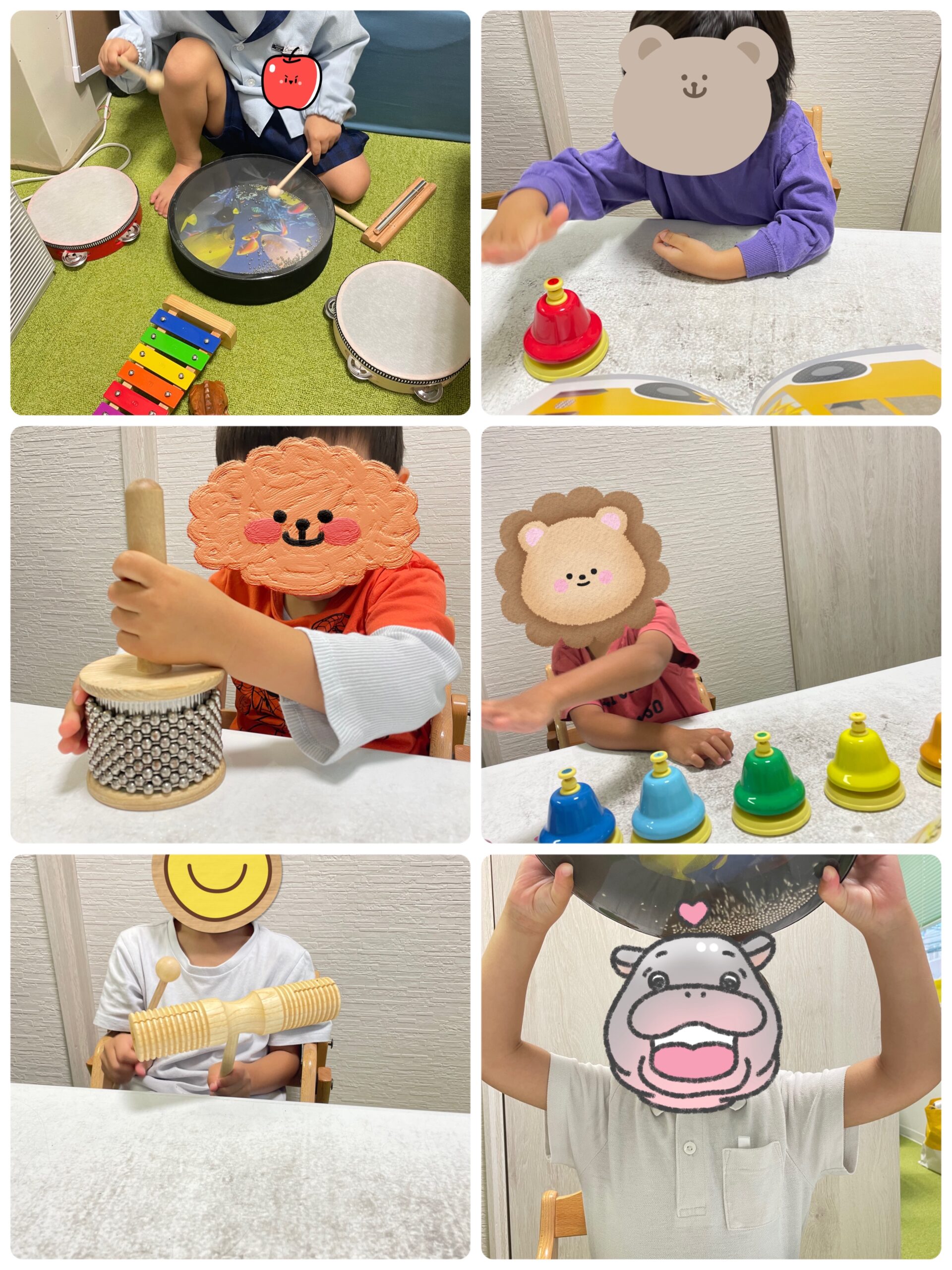 【南堀江】児童発達支援：個別音楽～楽器で気分変換～