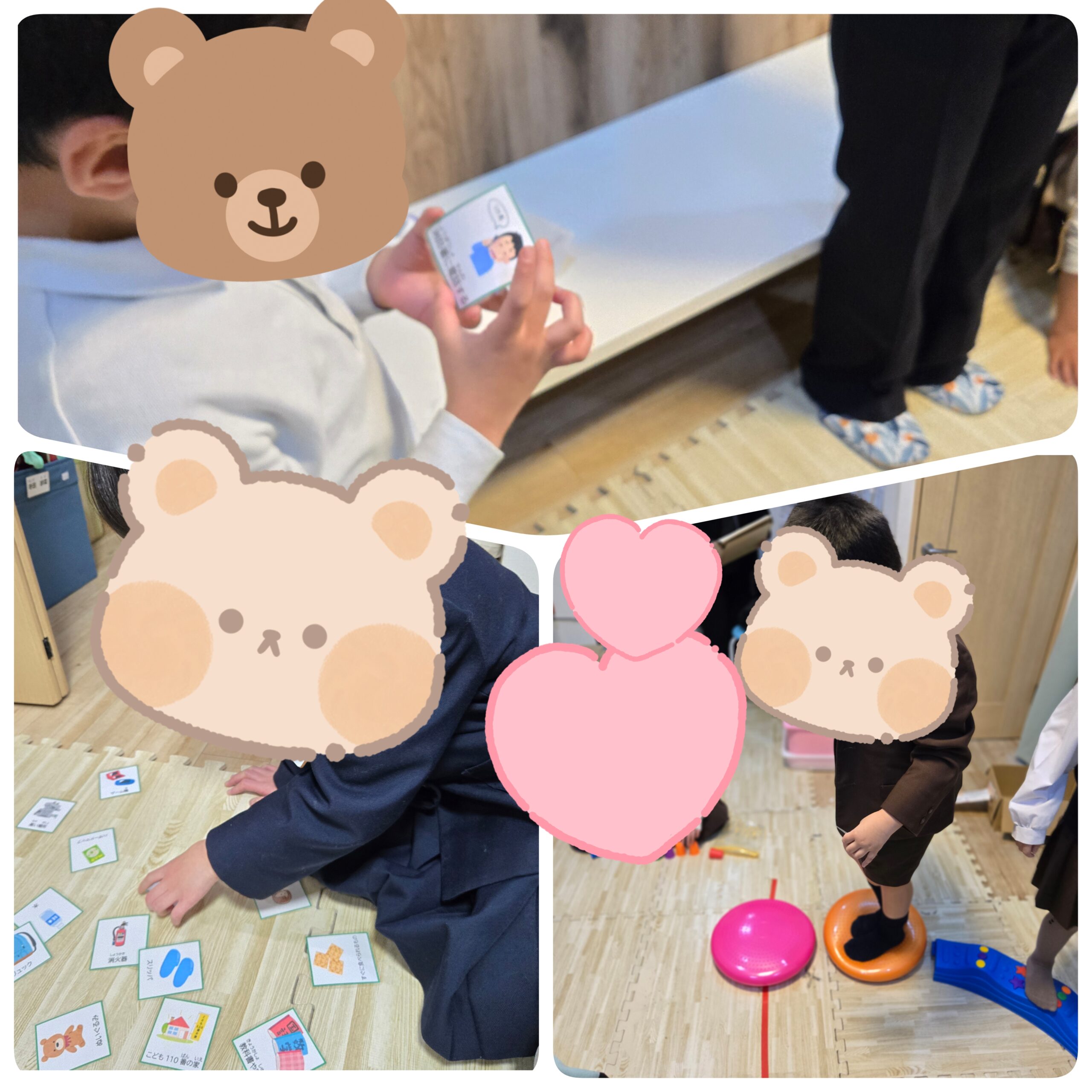 【北堀江】放デイ：公文📖　防災サーキット