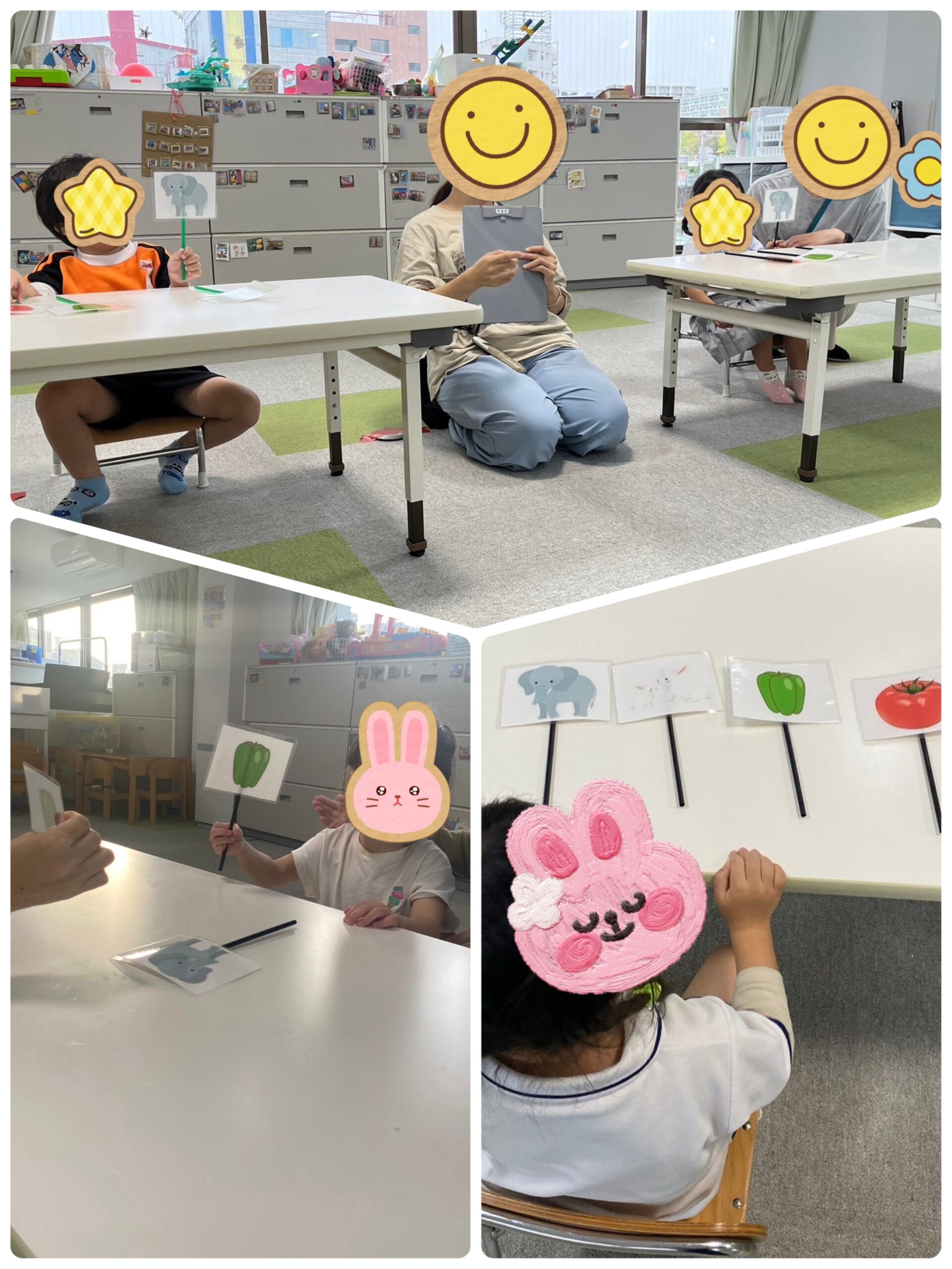 【北堀江】児童発達支援　集団活動「答えを合わせましょう♪」