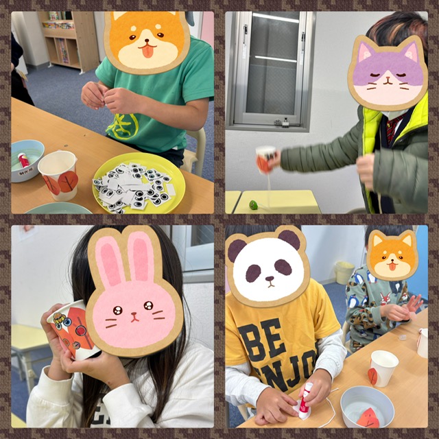 【ハッピープラス南堀江】ミノムシけん玉を作ろう🍂