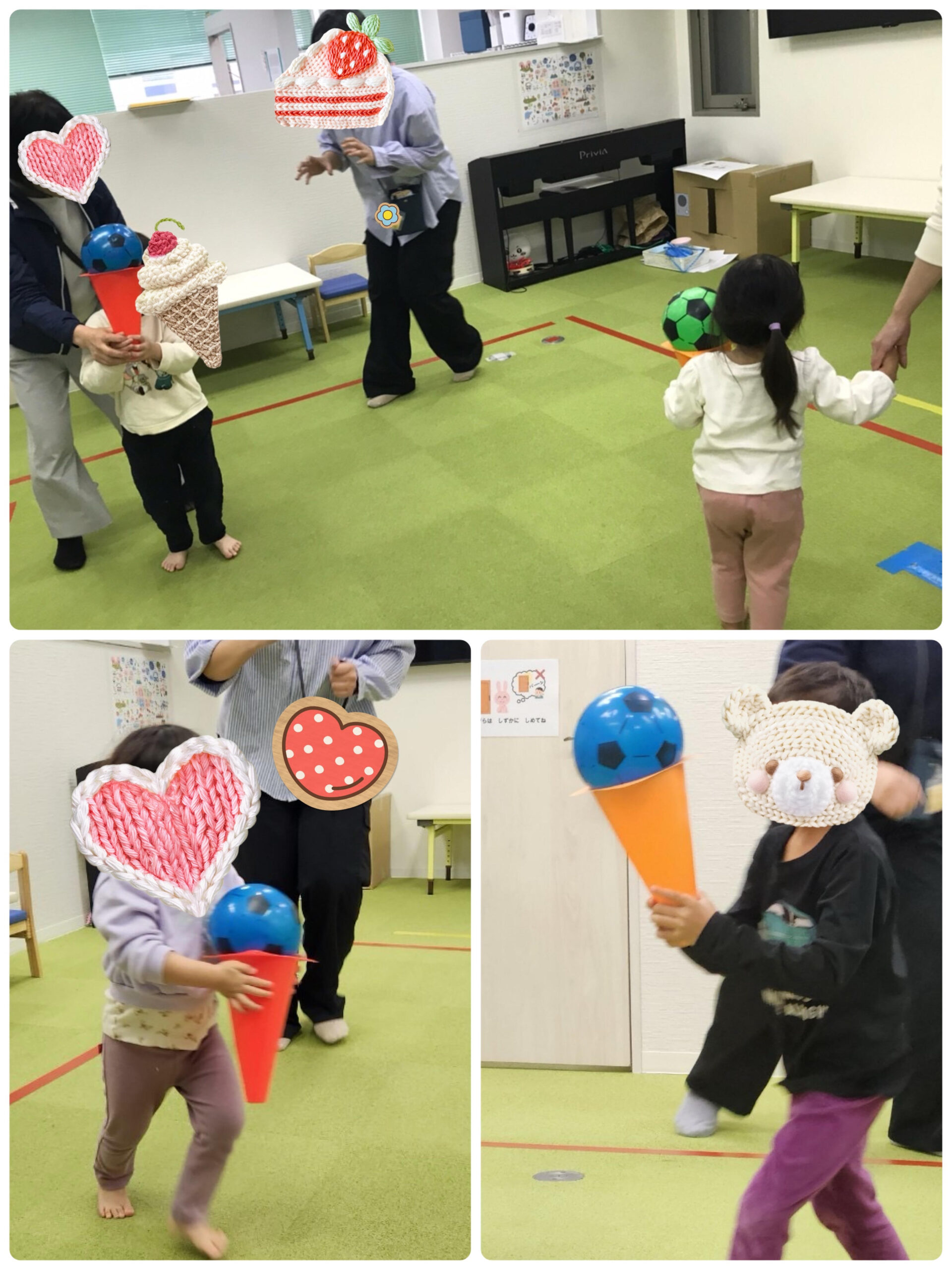 【南堀江】児童発達支援　ボール落としゲーム🥰