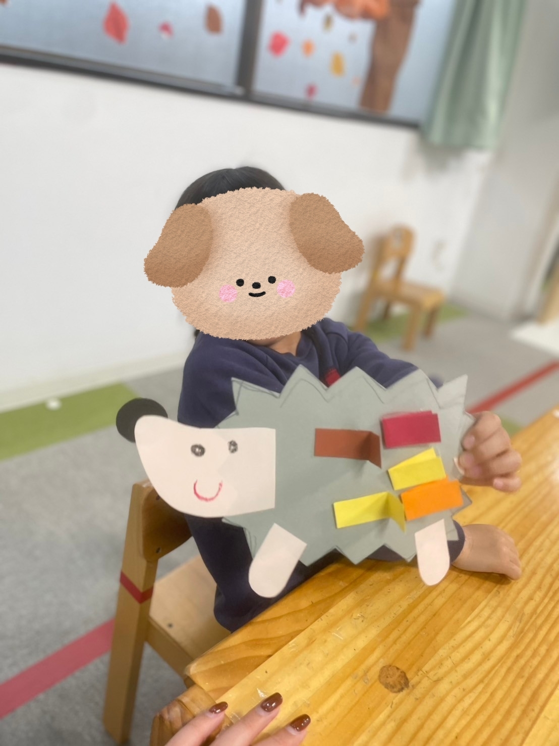 【北堀江】児童発達支援　ハリネズミ🦔制作
