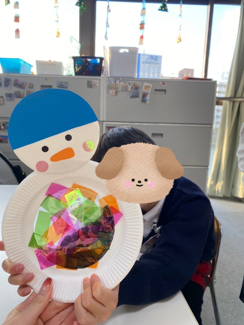 【北堀江】児童発達支援　雪だるま⛄制作