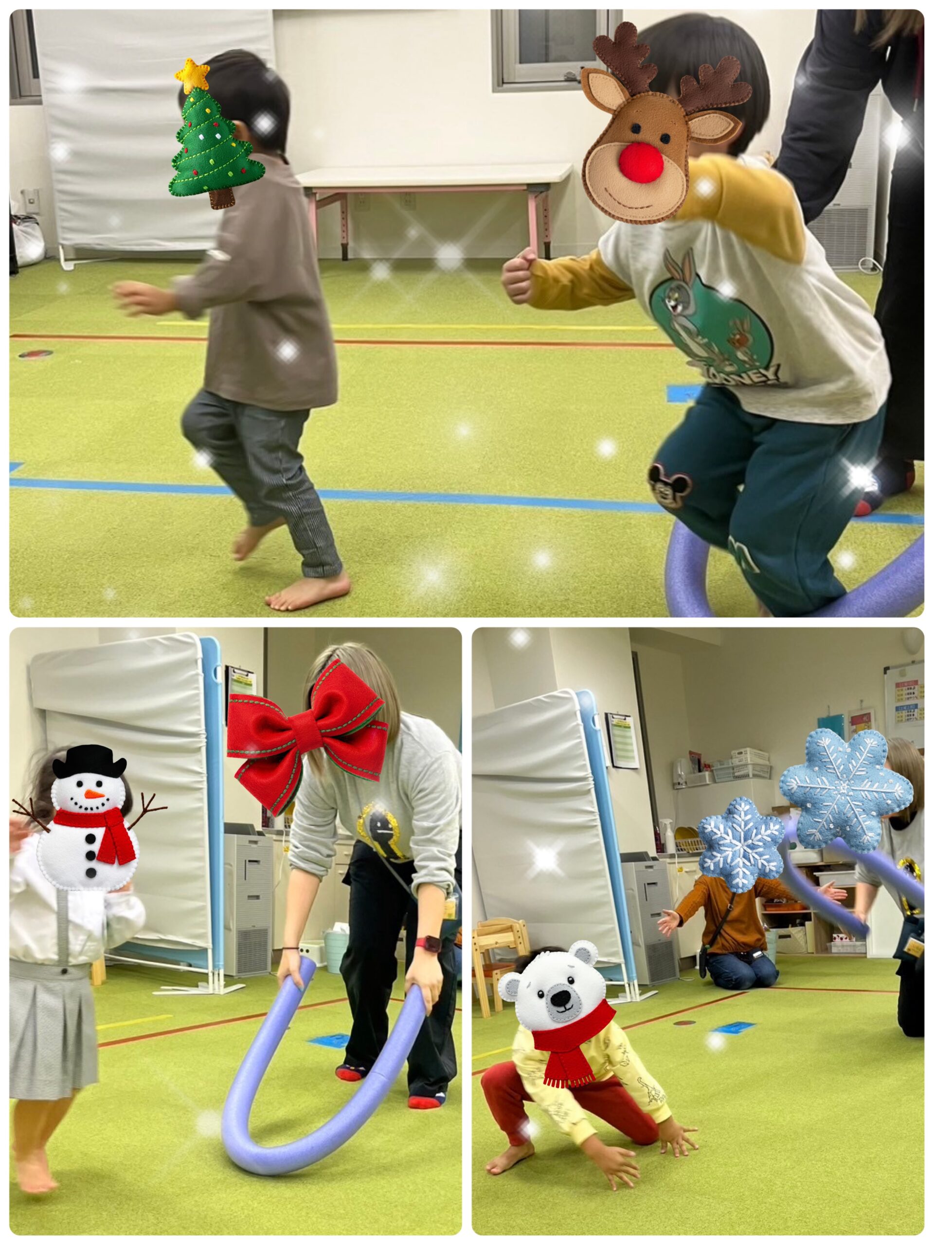 【南堀江】児童発達支援　スティック避けゲーム