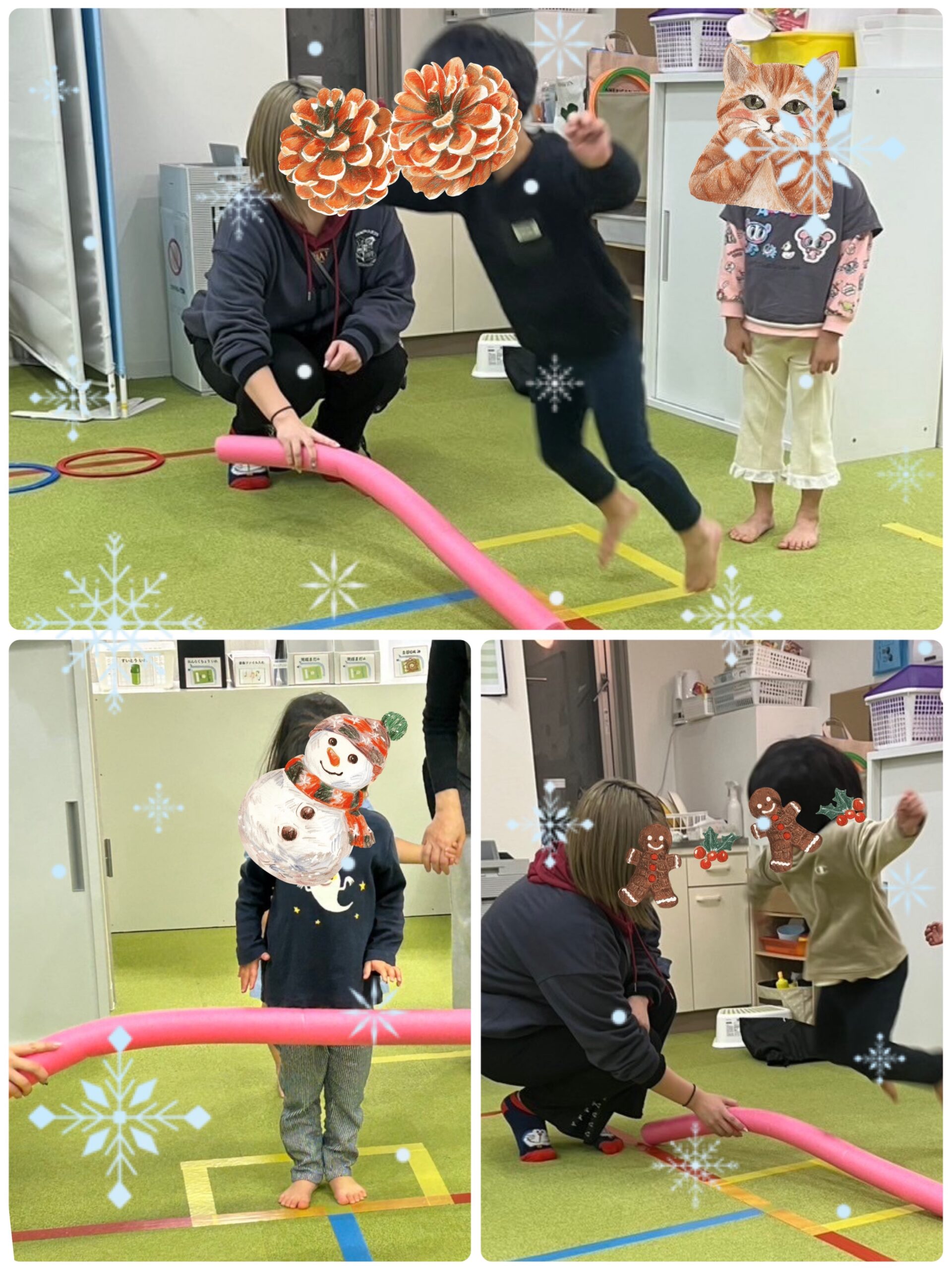 【南堀江】児童発達支援　スティックジャンプゲーム