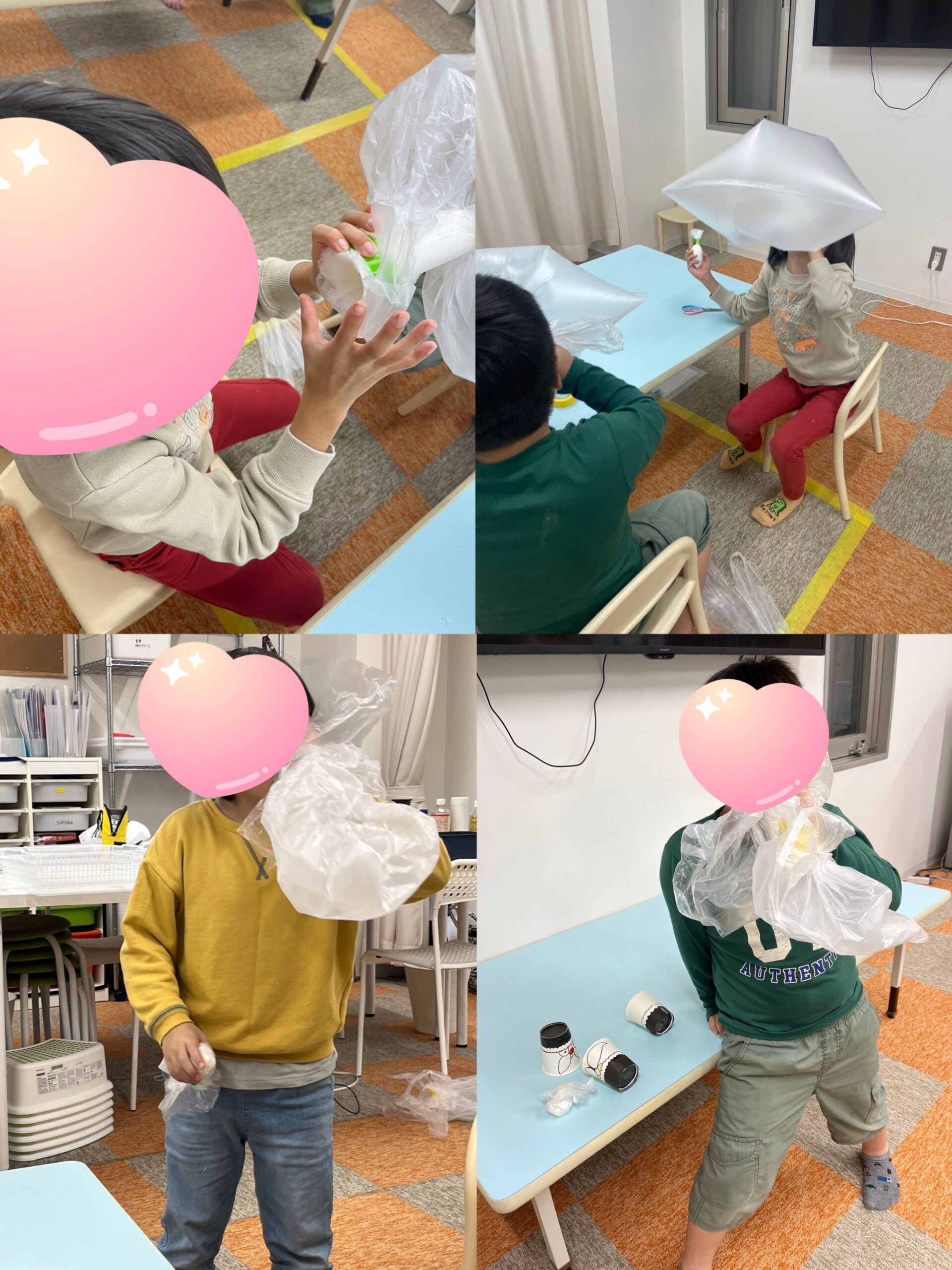 【南堀江】放デイ　トイレットペーパーの芯でバズーカ砲作り✨
