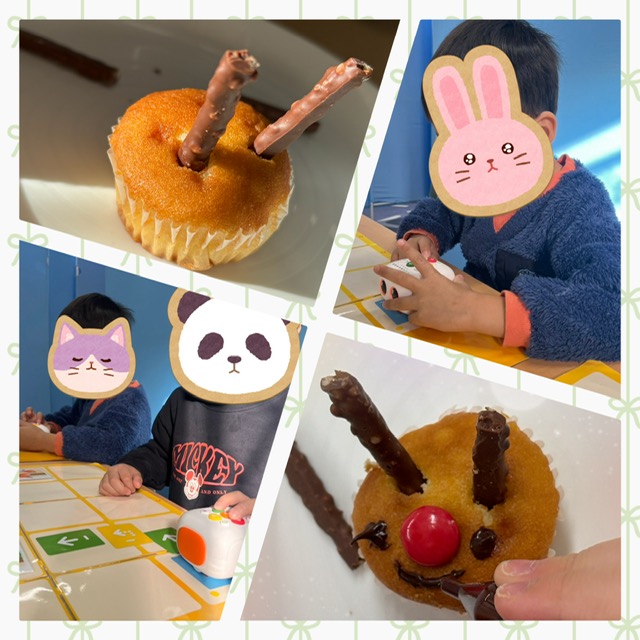 【ハッピープラス南堀江】急いで火を消しに行こう🚒🔥＆トナカイカップケーキづくり🎅💖