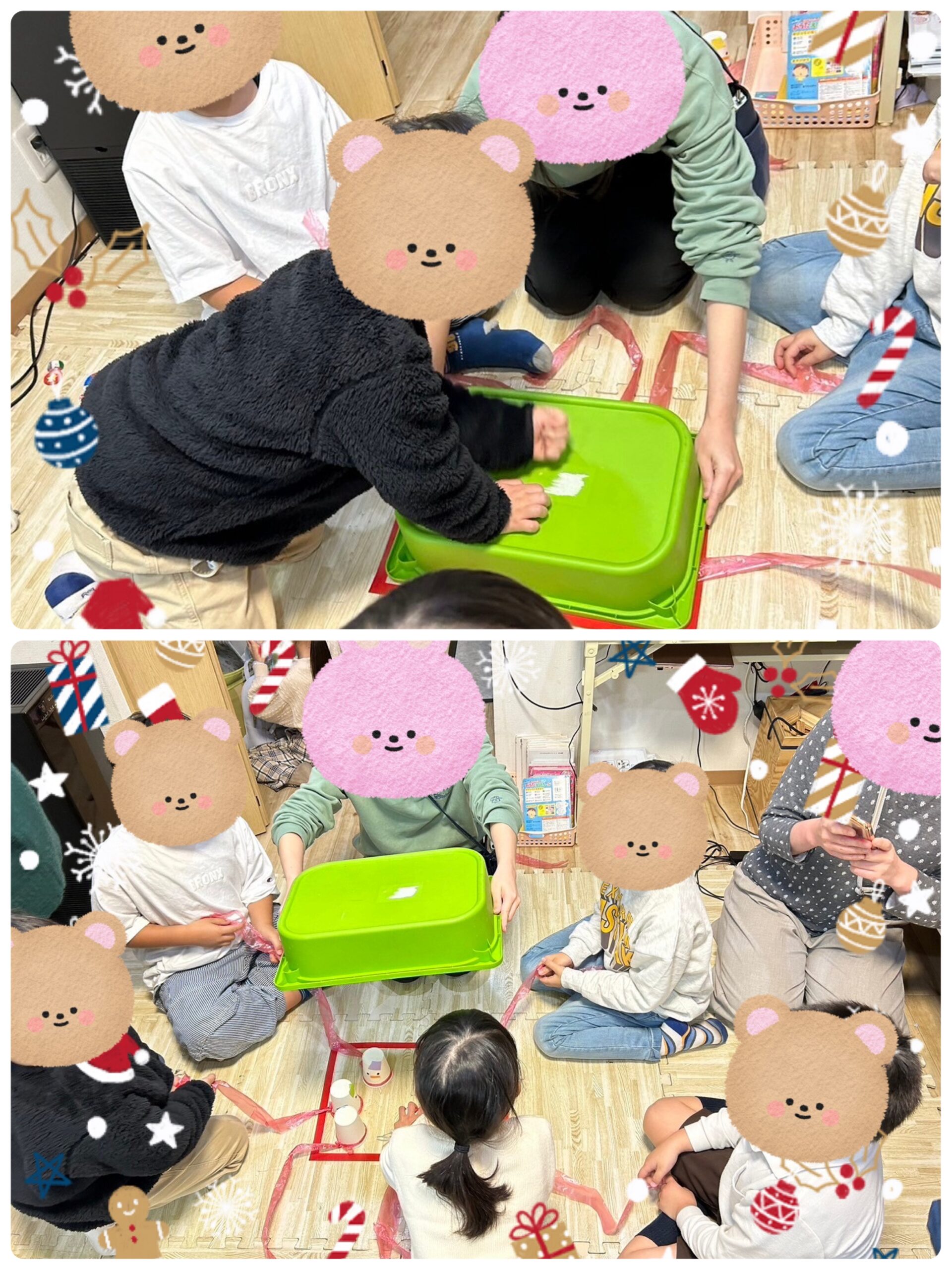 【北堀江】放デイ：公文📖　ドキドキ紙コップ引きゲーム🎅