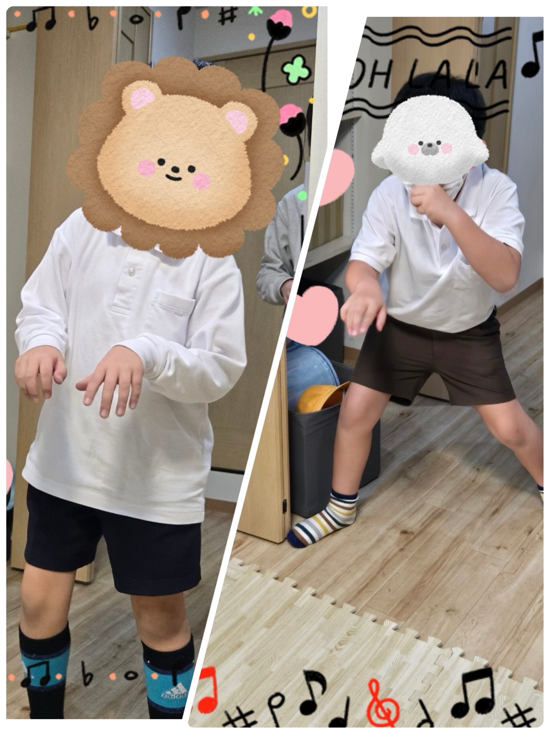 【北堀江】放デイ：公文　楽器ジェスチャーゲーム♬