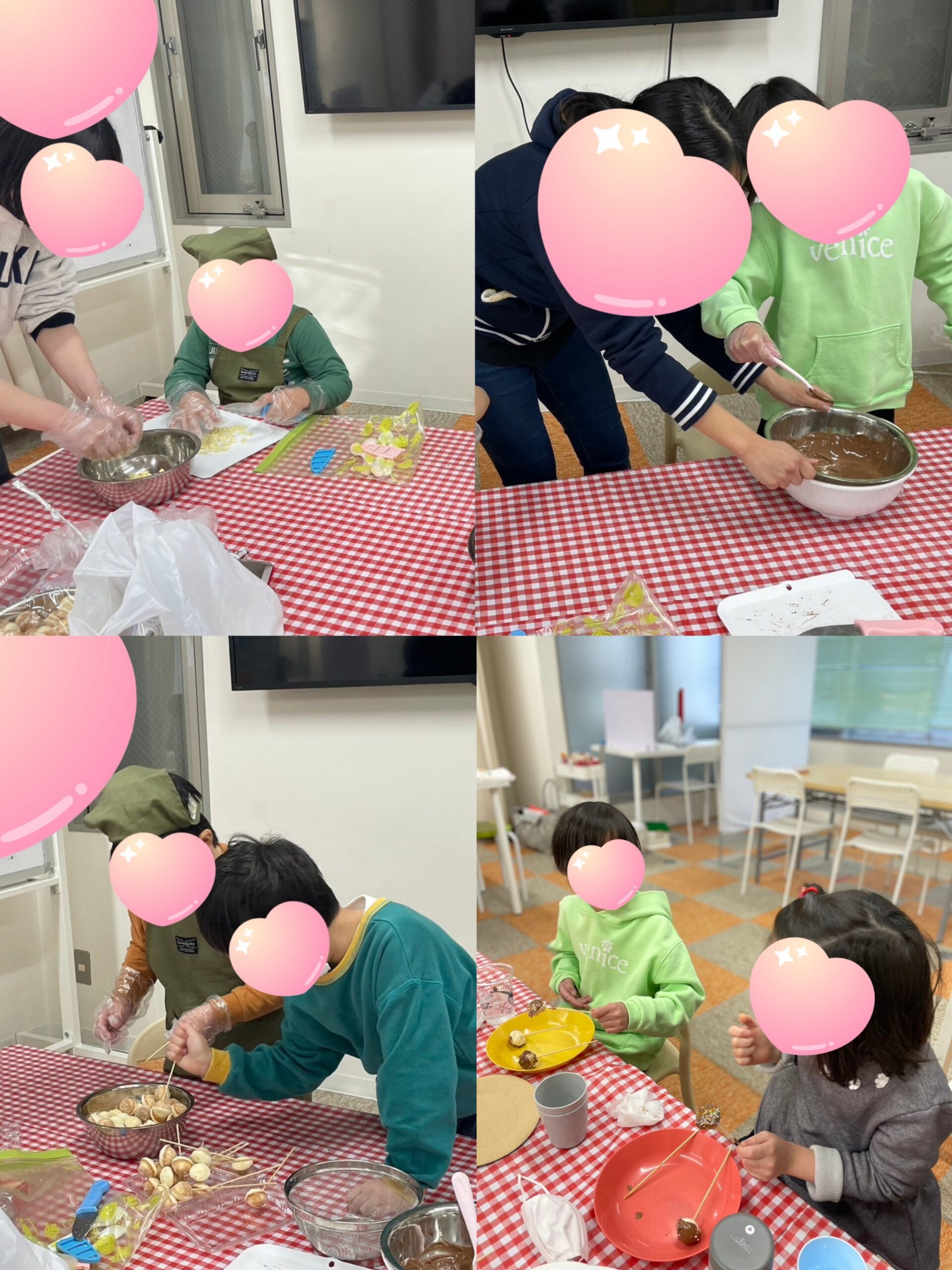 【南堀江】放デイ　クッキング　チョコロリポップ作り✨