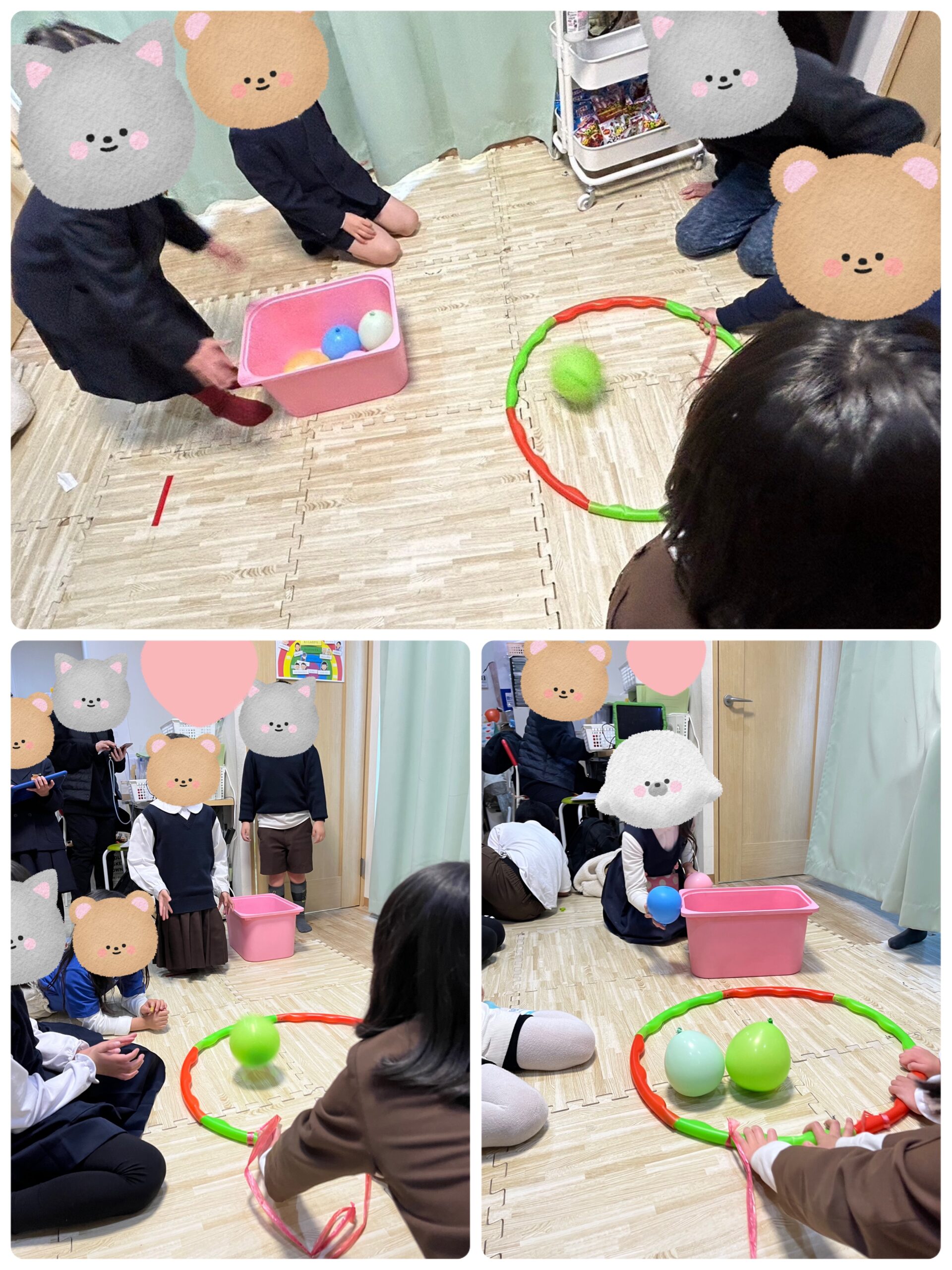 【北堀江】放デイ：公文📖　暴れる風船！！part2