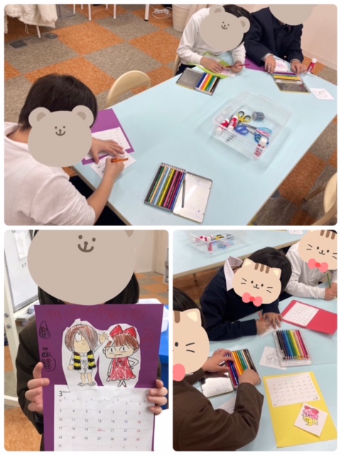 【南堀江】放デイ　3月カレンダー制作📅✨