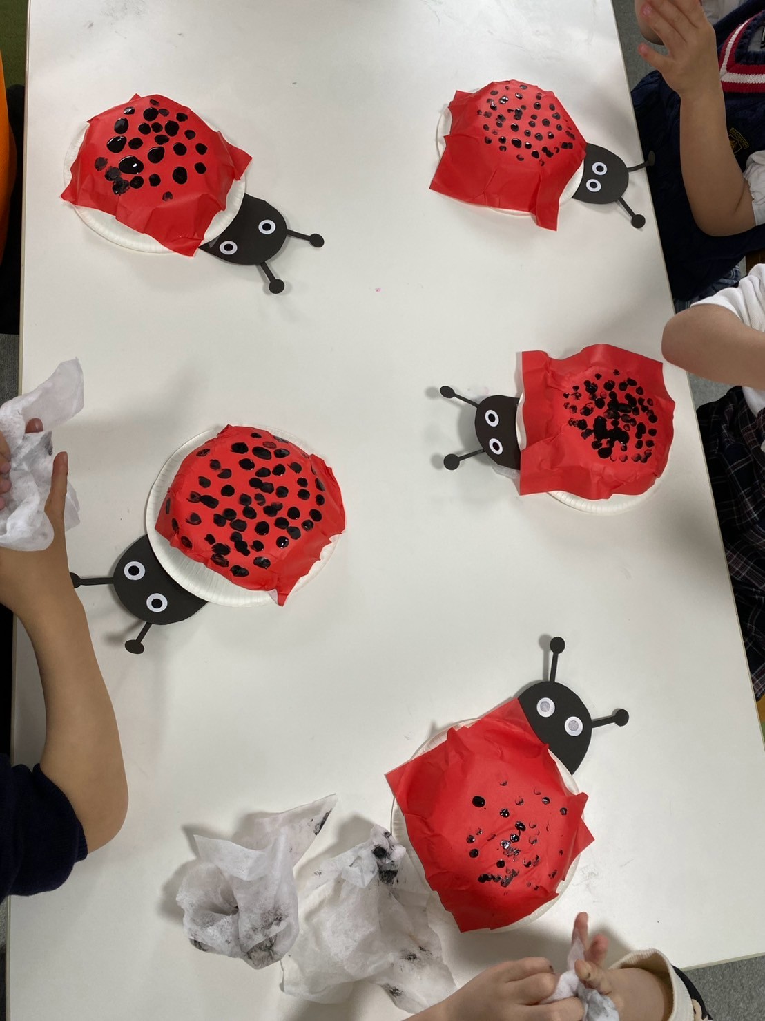 【北堀江】児童発達支援　てんとう虫🐞制作