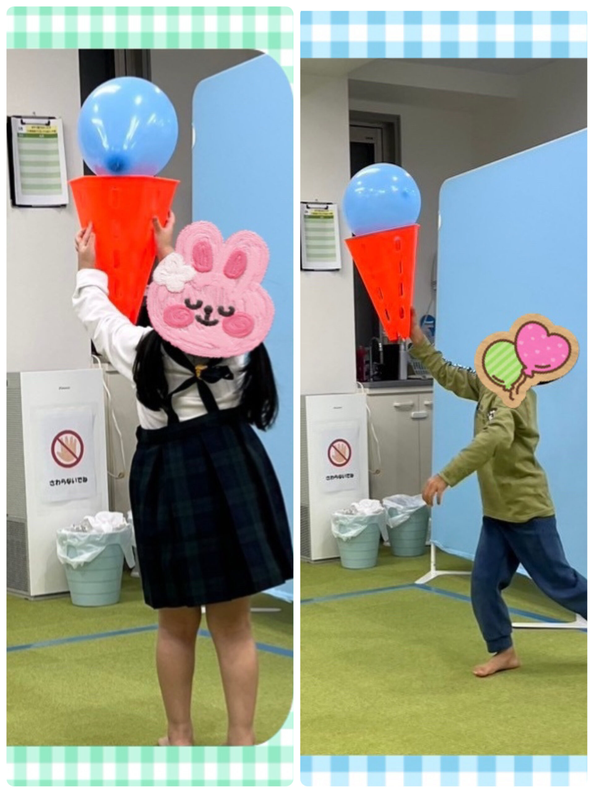 【児童発達支援】南堀江　キャッチゲーム🎈