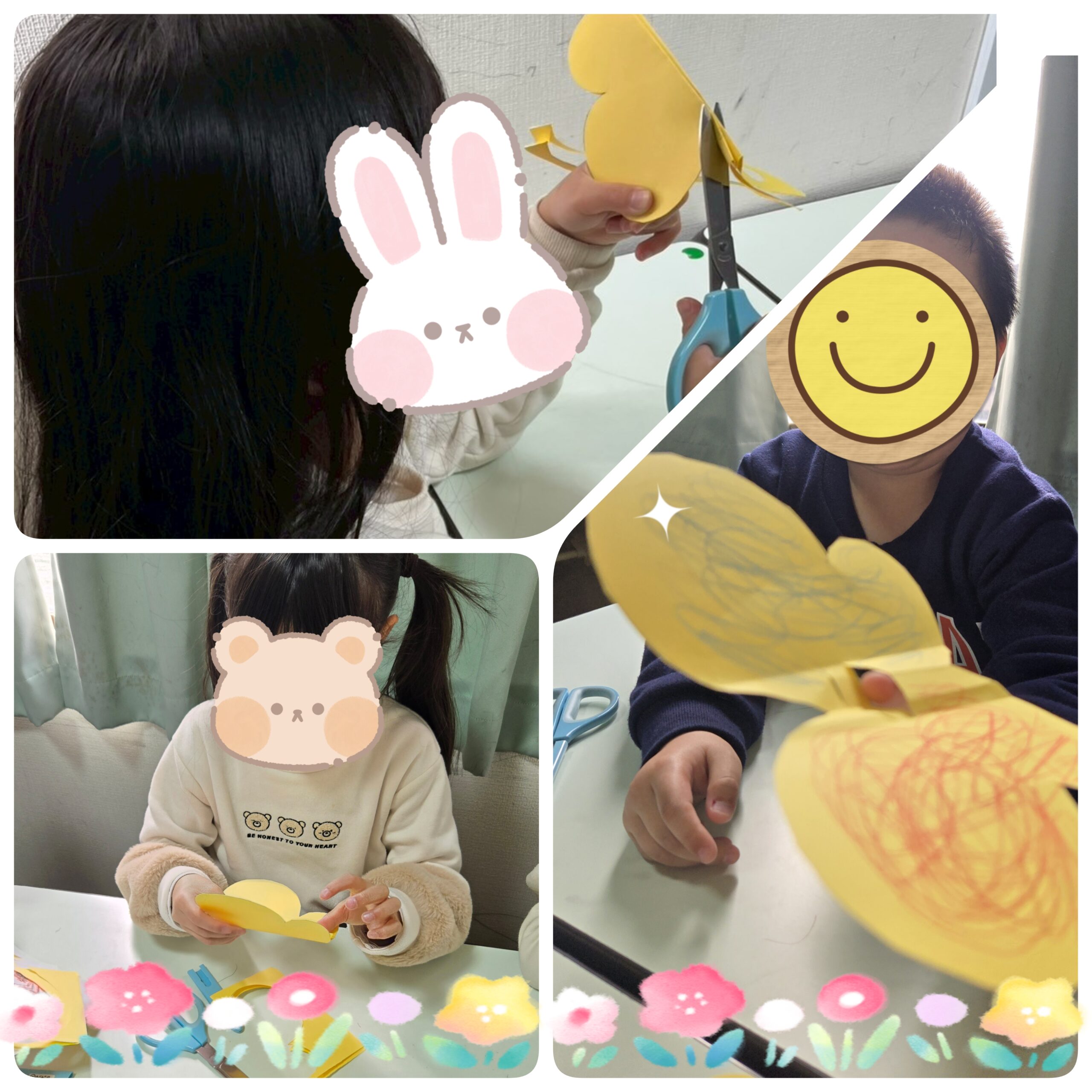 【北堀江】放デイ：公文📖　パタパタちょうちょを作ろう🦋