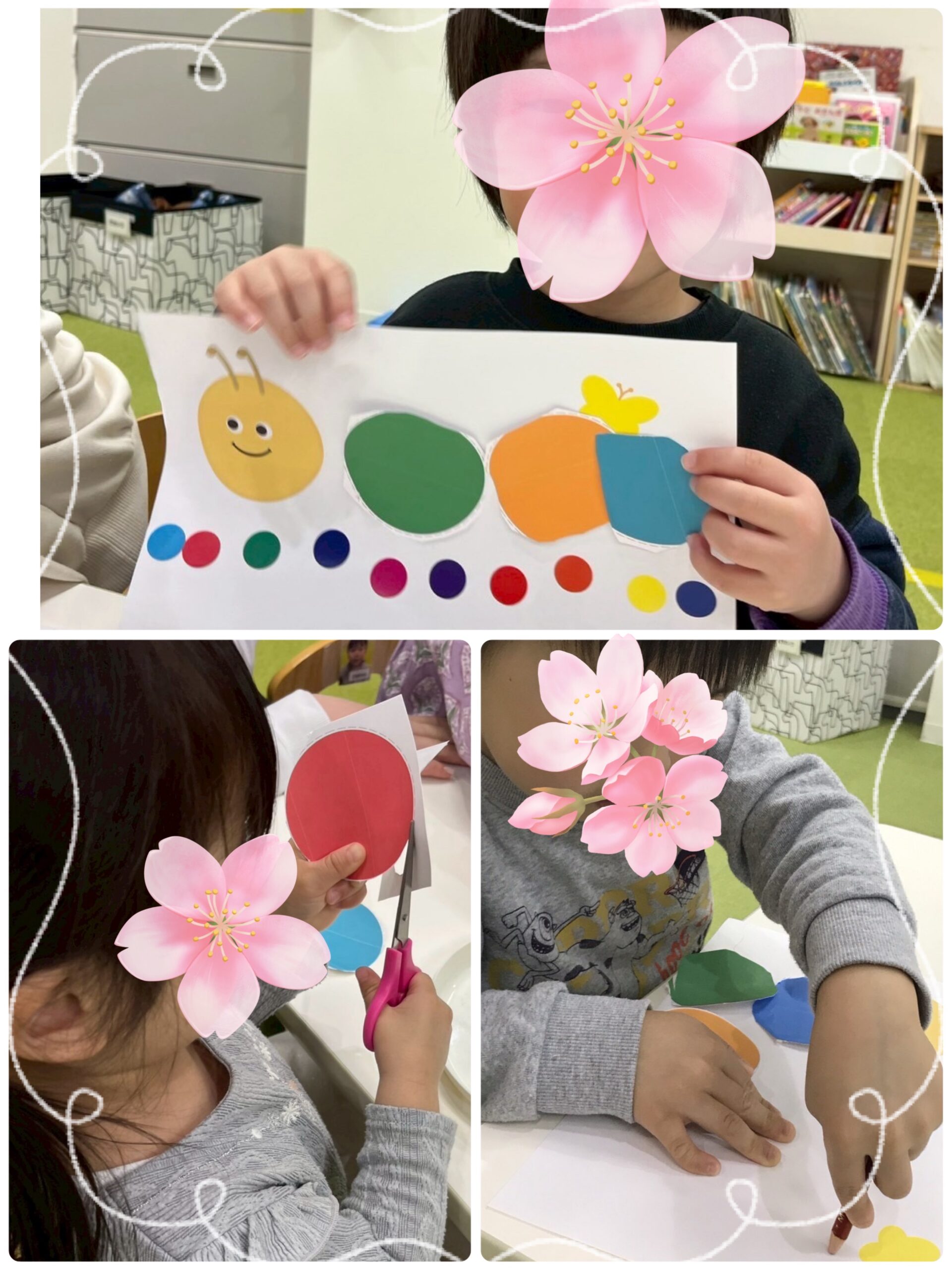 【南堀江】児童発達支援　あおむし制作🐛