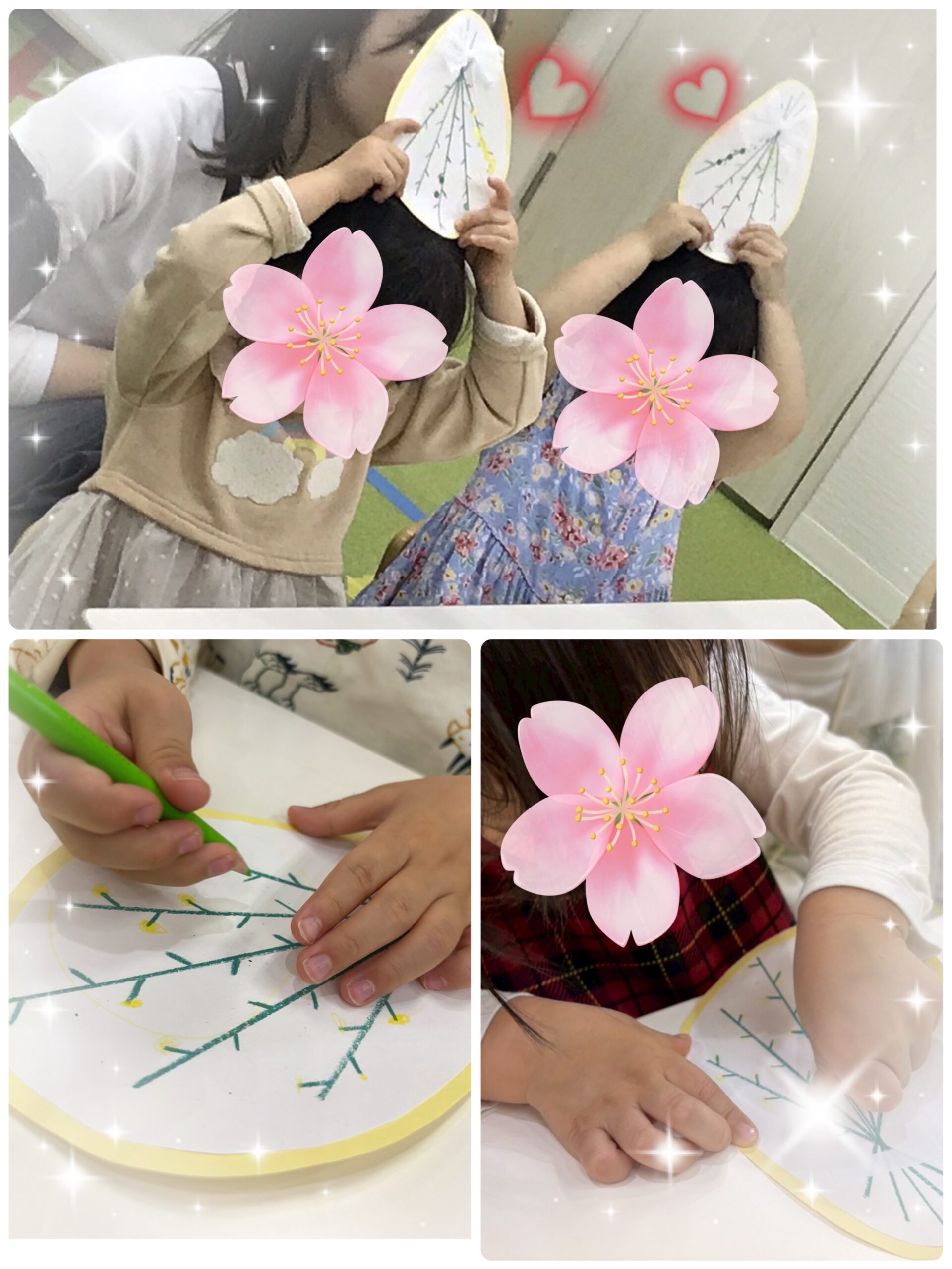 【南堀江】児童発達支援　ミモザのドライフラワー制作