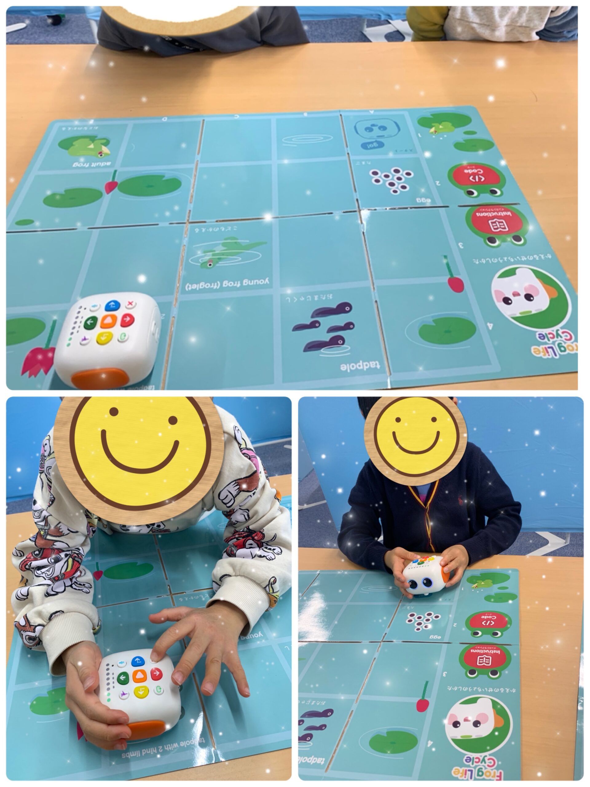 【ハッピープラス南堀江】プログラミング:カエルの成長🐸