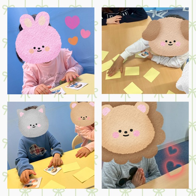 【ハッピープラス南堀江】あいさつ神経衰弱🐼💙