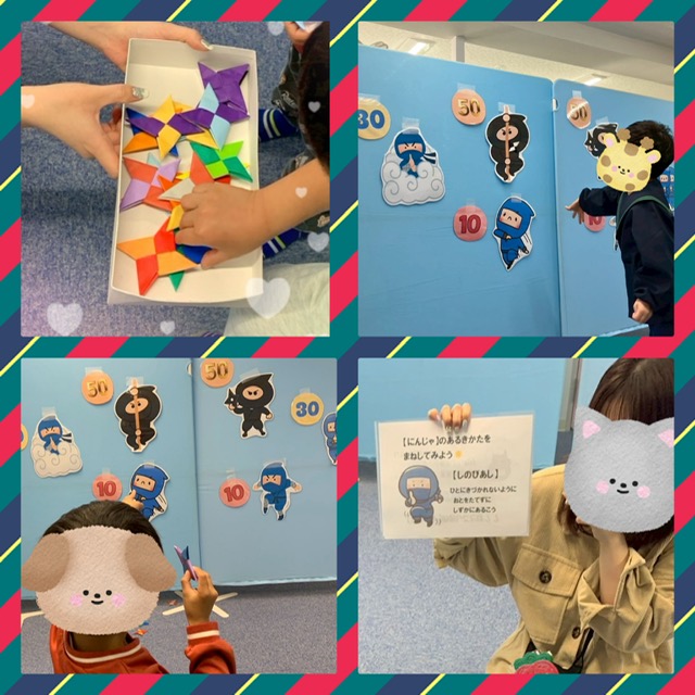 【ハッピープラス南堀江】なりきり忍者ごっこ🌟