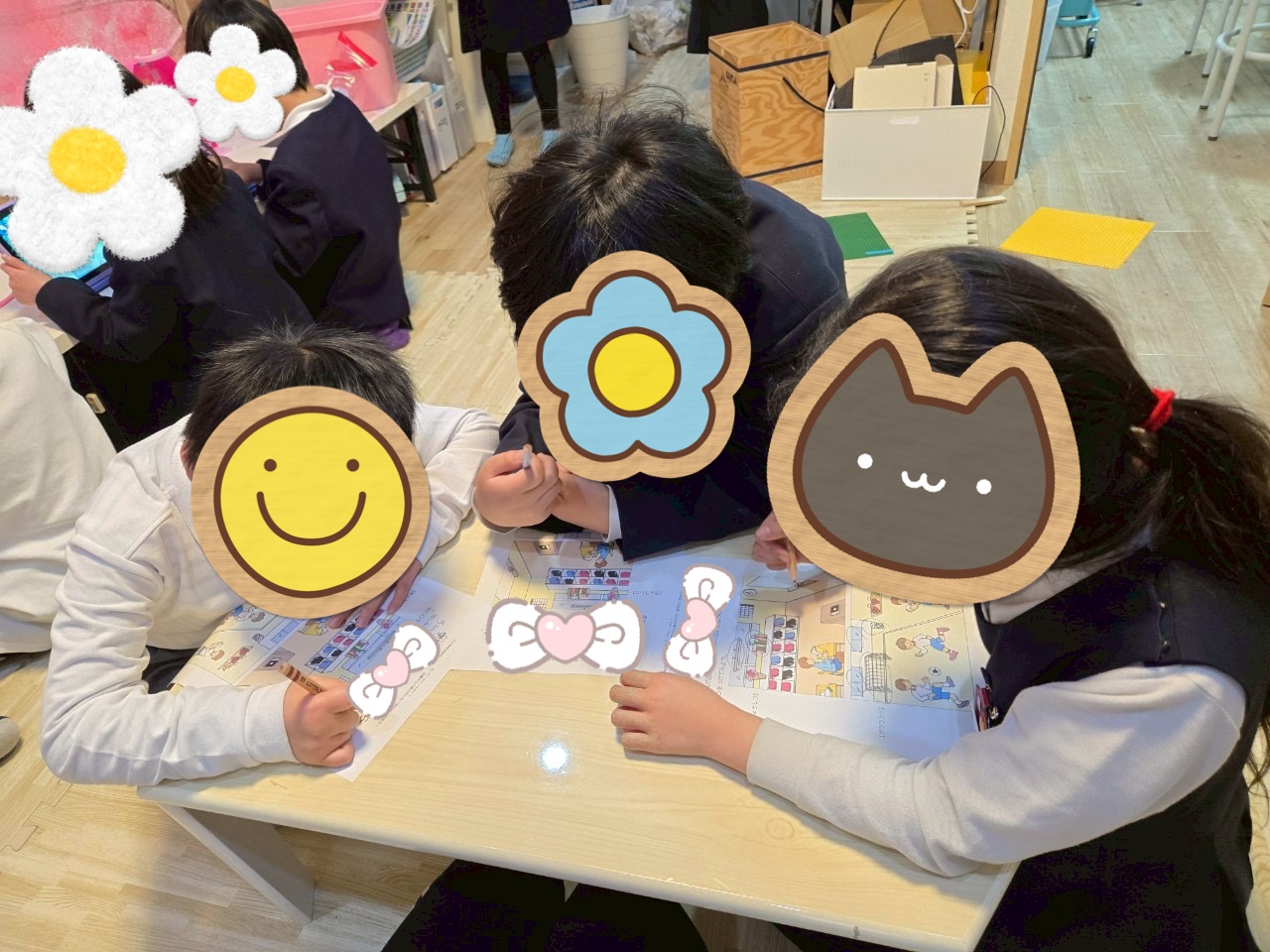 【北堀江】放デイ：公文📖　ワークシート～地震編～