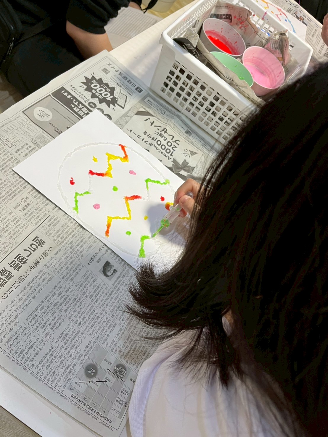 【北堀江】放デイ：公文📖　イースター制作