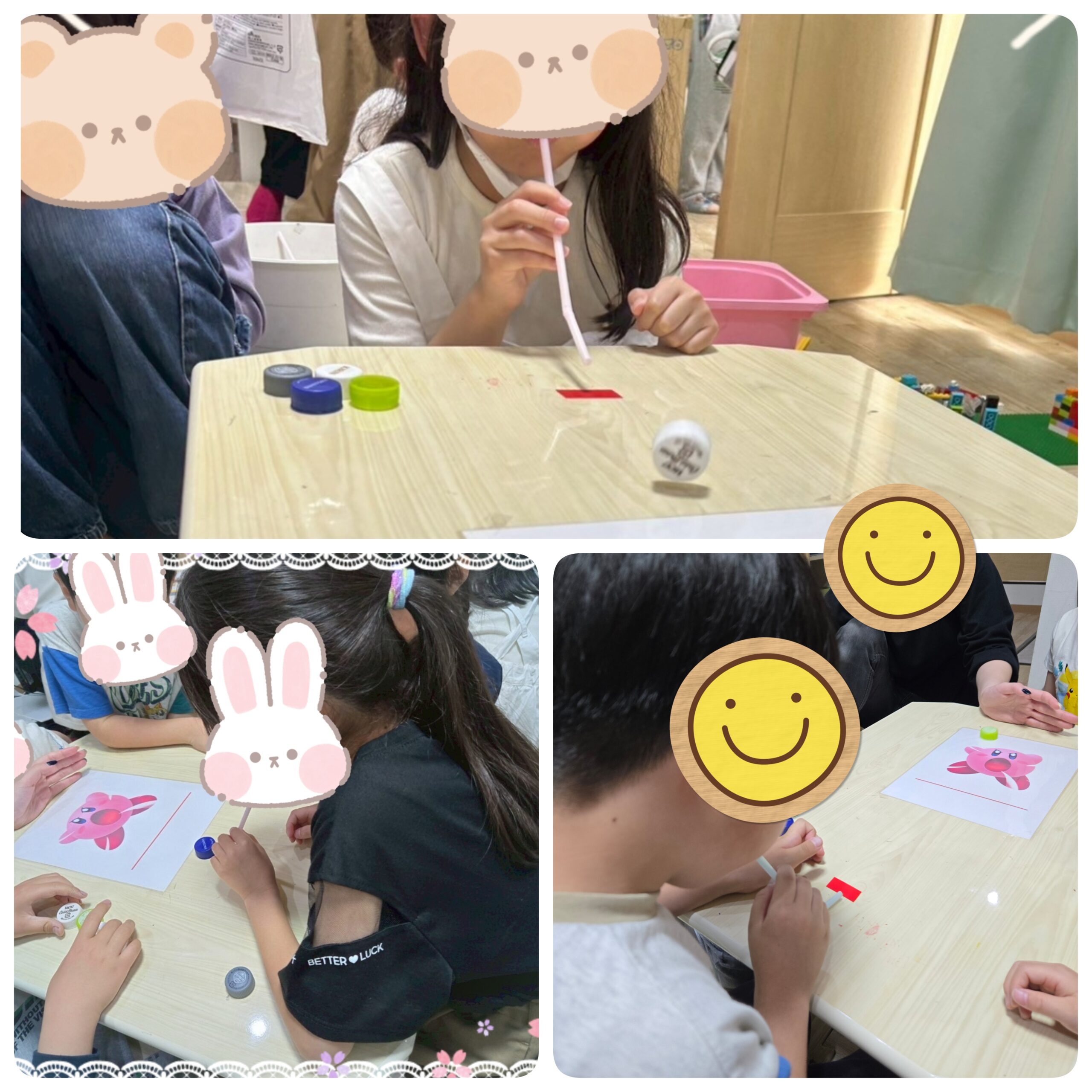 【北堀江】放デイ：公文📖　吹いて！吹いて！ゲーム✨