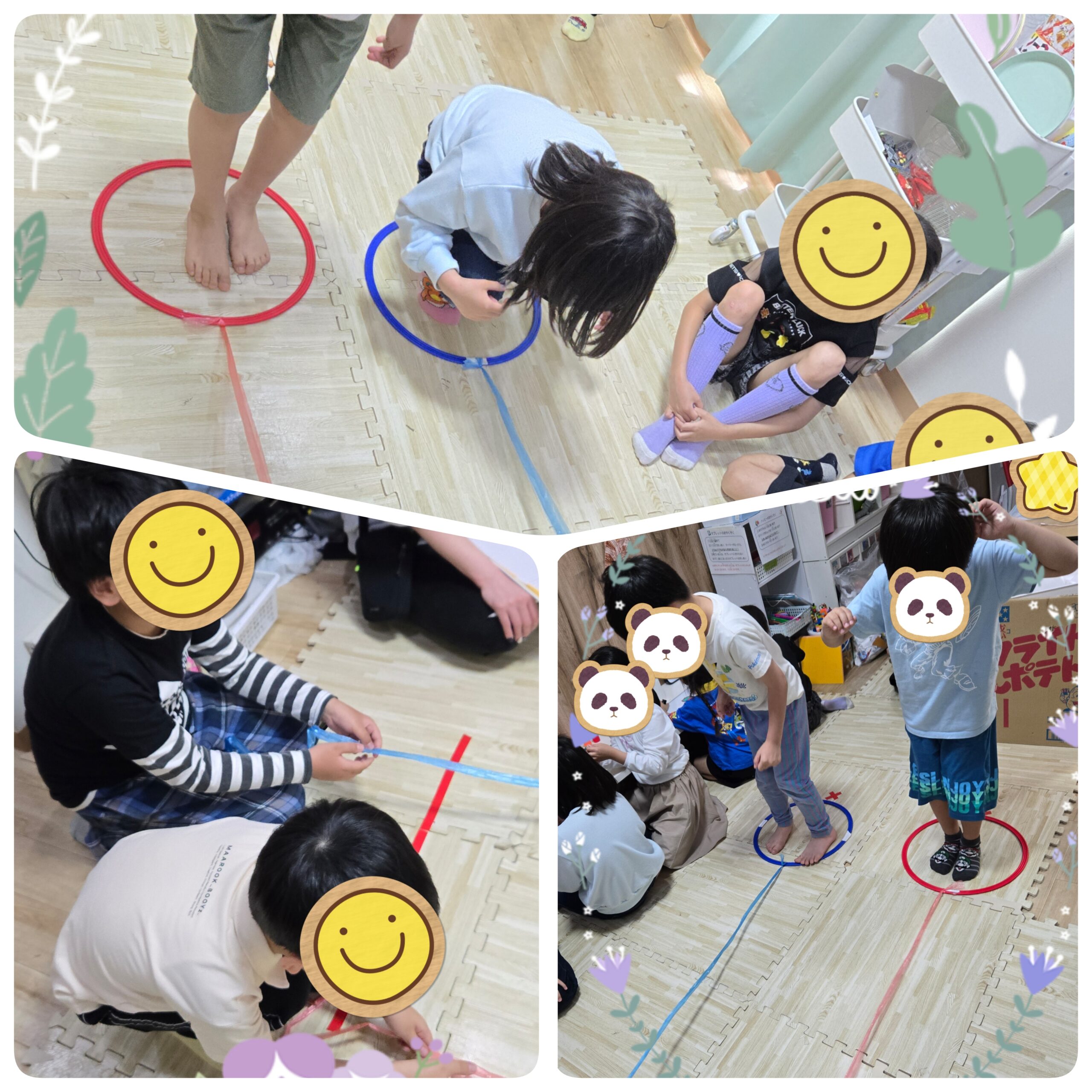 放デイ：公文📖　力を合わせて協力ゲーム！