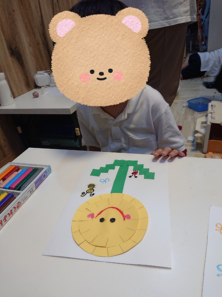 【北堀江】放デイ：公文📖　たんぽぽ制作