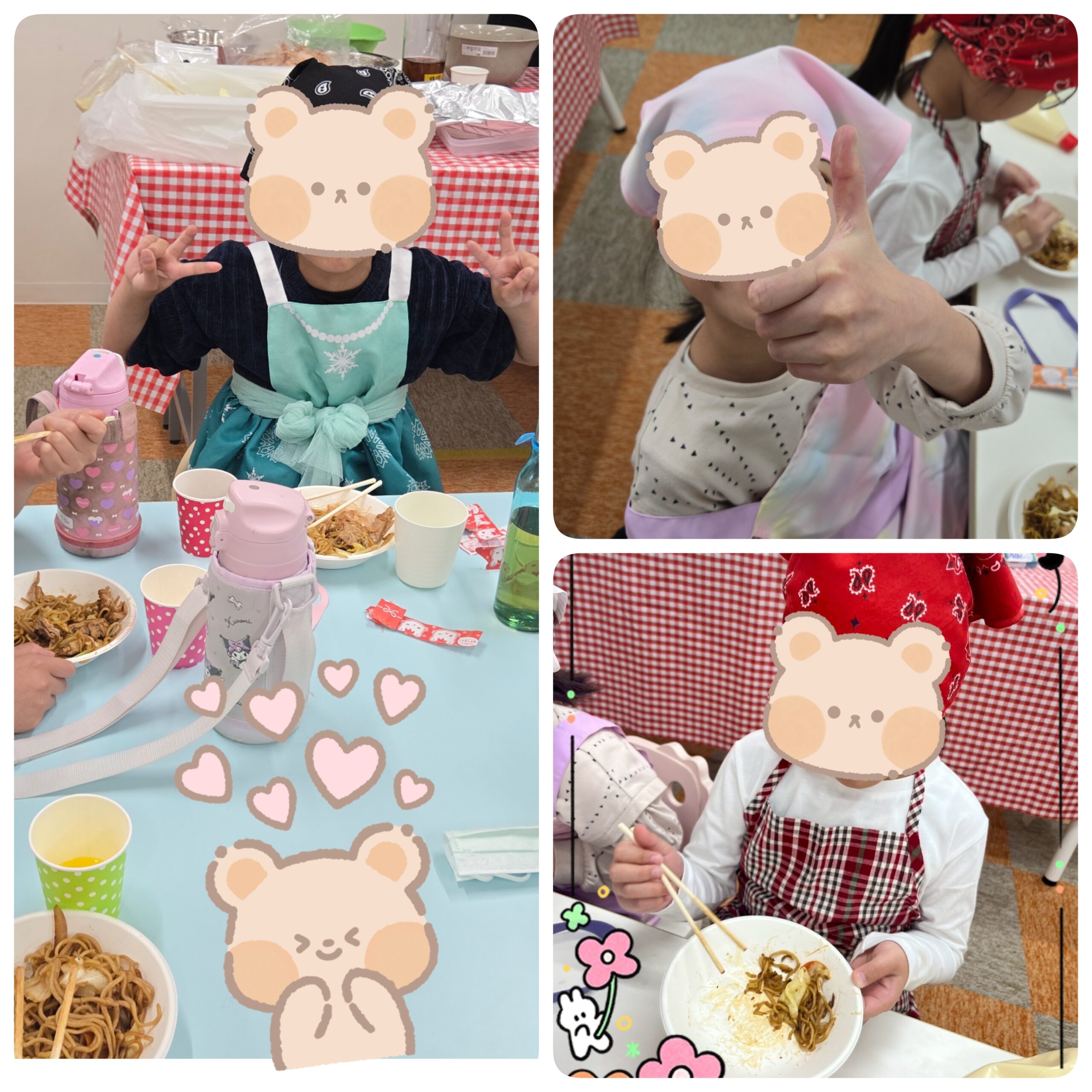 【北堀江】放デイ：公文📖　合同クッキング✨