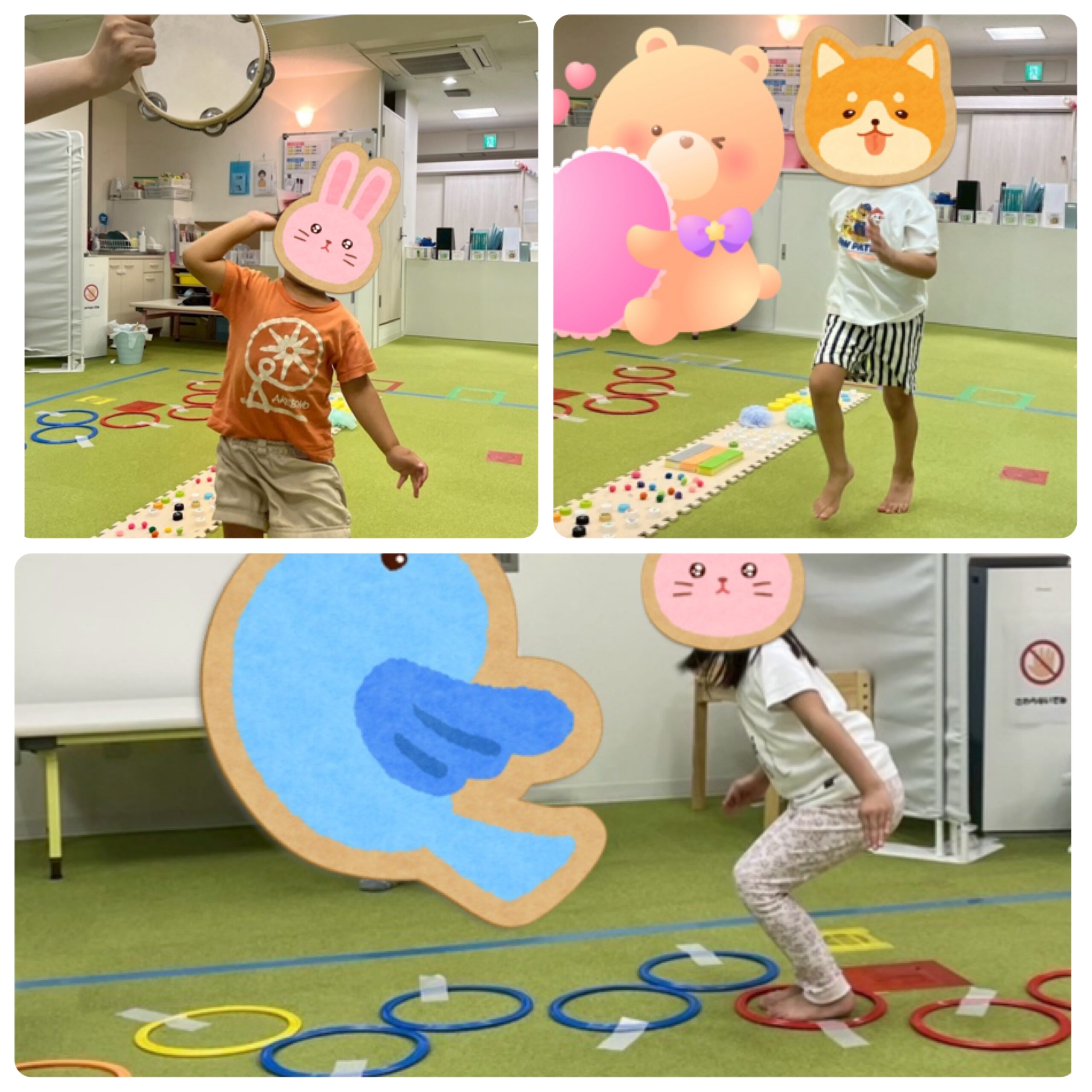 【南堀江】児童発達支援　タンバリンジャンプ