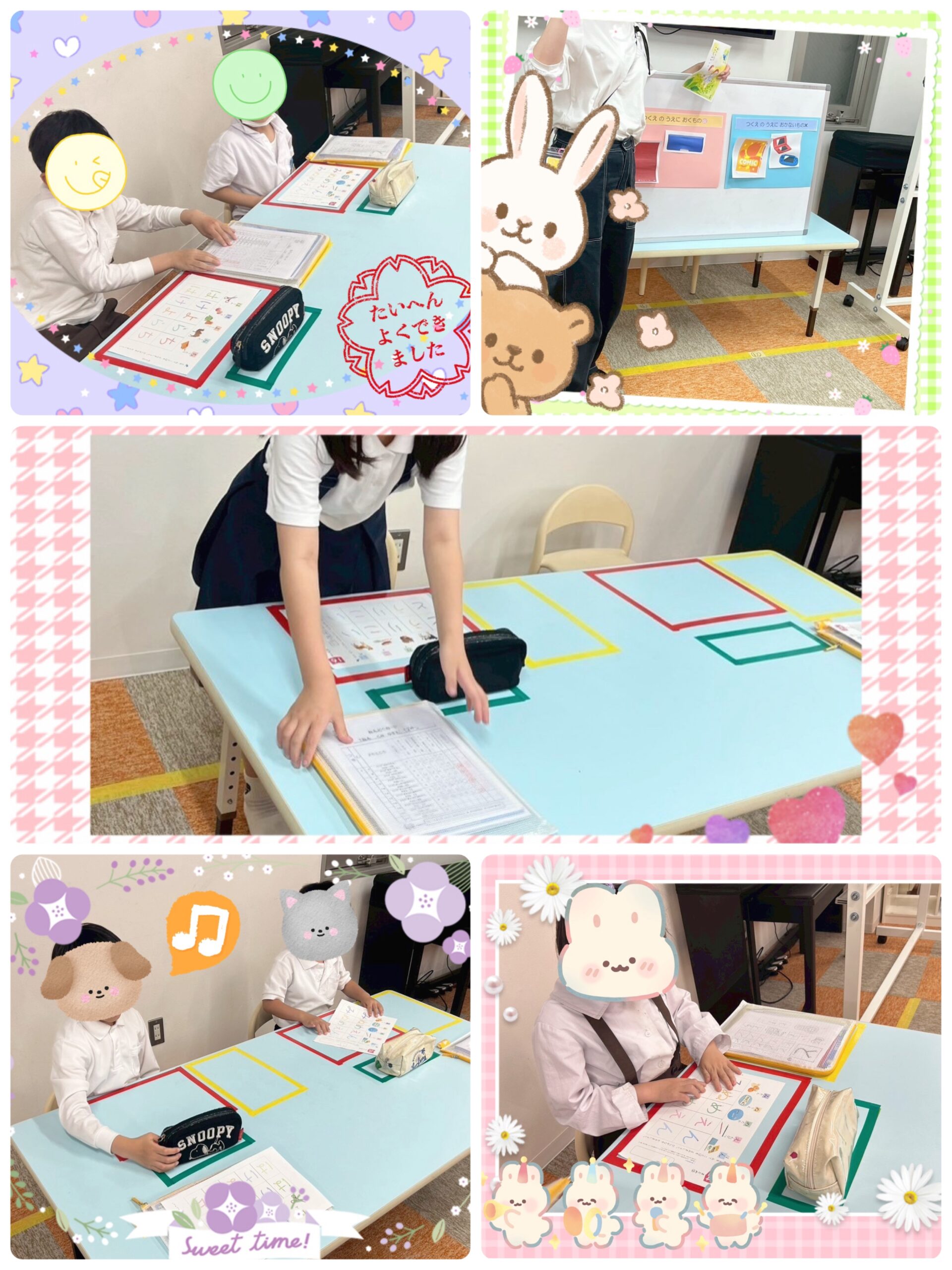 【南堀江】放デイ　SST　学習しやすい机の使い方✨