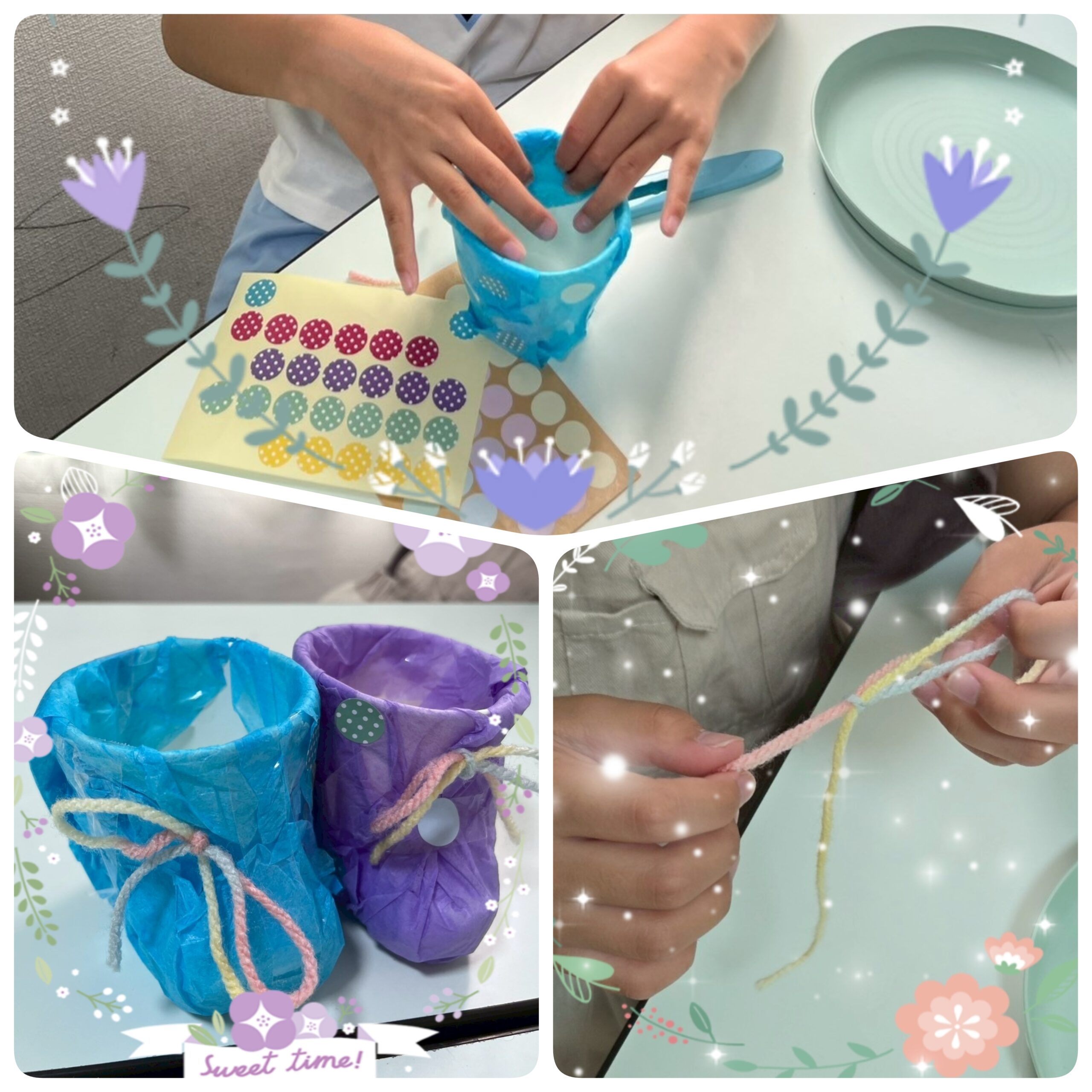 【北堀江】放デイ：公文📖　長靴制作☔