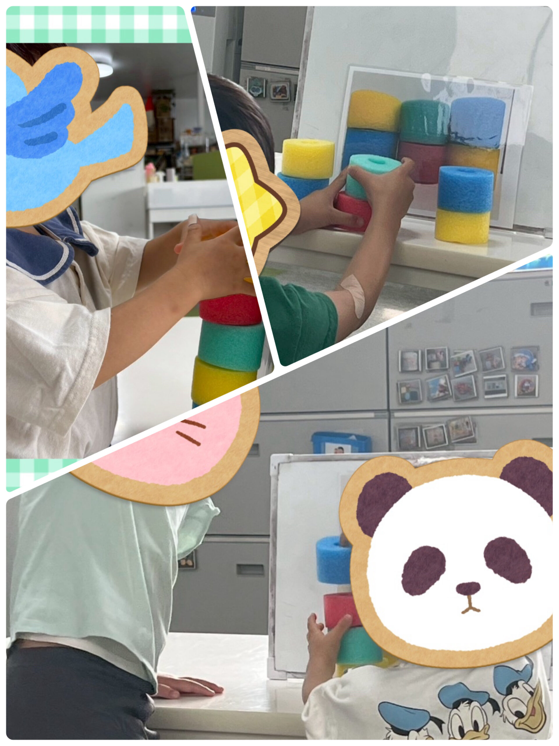 【北堀江】児童発達支援　プールスティックつみ④