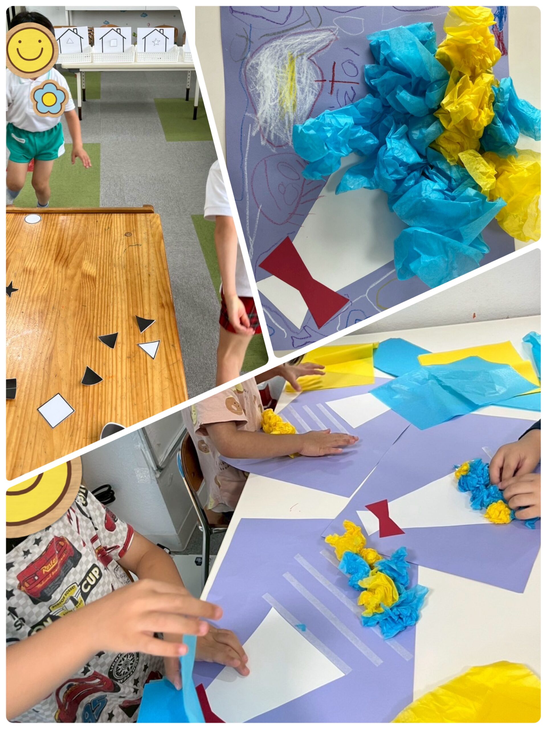 【北堀江】児童発達支援　花束制作と引っ越しゲーム💐