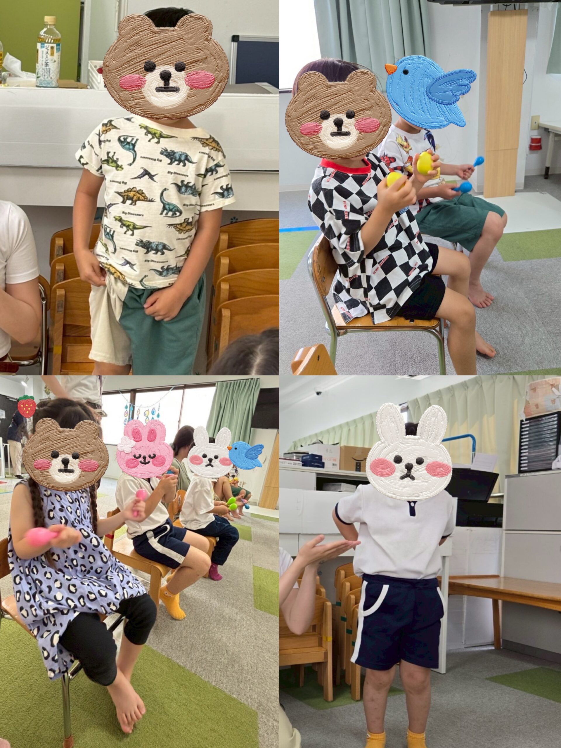 【北堀江】児童発達支援　集団音楽「身体模倣」