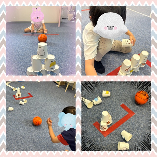 【ハッピープラス南堀江】紙コップボーリング🎳💕