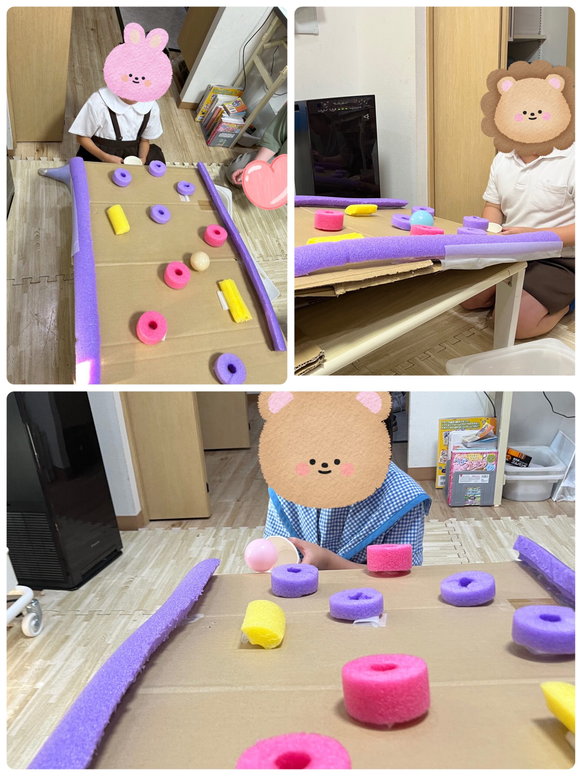 【北堀江】放デイ：公文📖　ころころキャッチ🥎