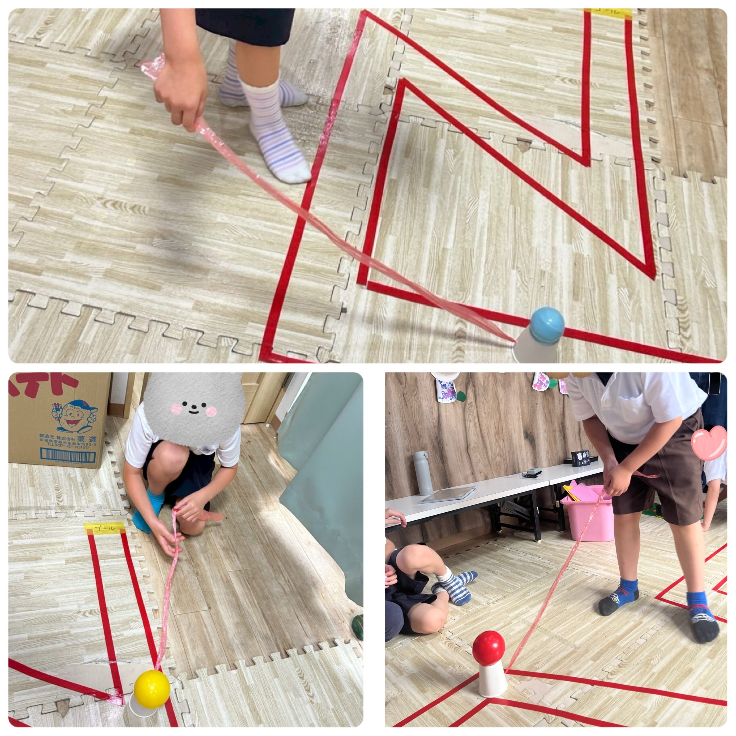 【北堀江】放デイ：公文📖　紙コップレース！