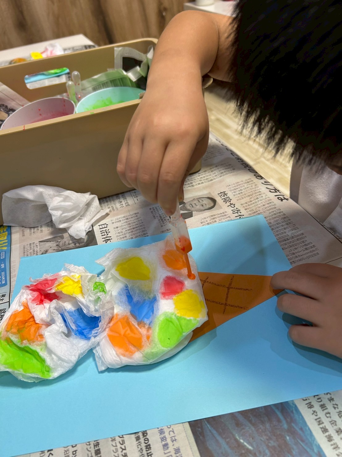 【北堀江】放デイ：公文📖　アイスクリーム🍦制作