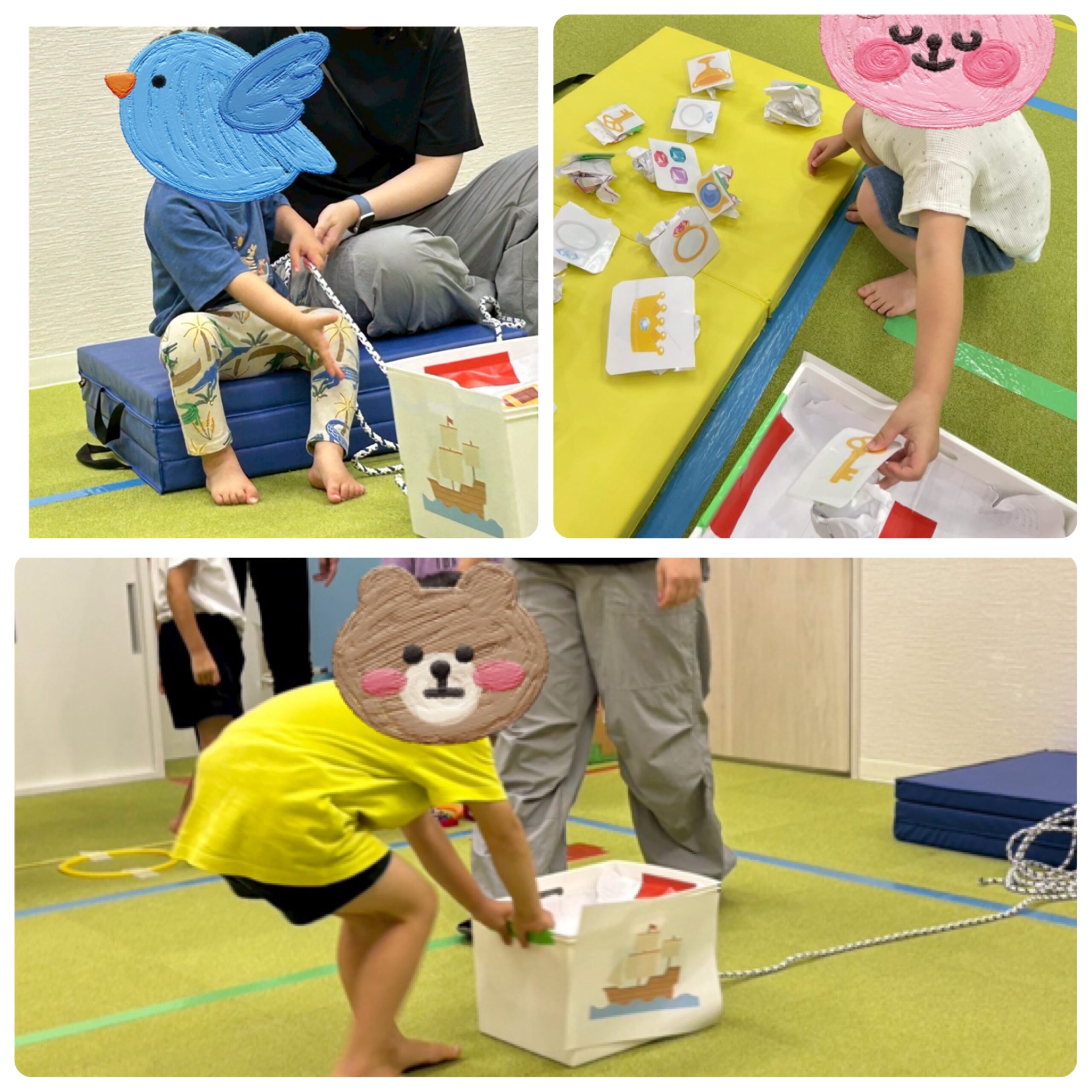 【南堀江】児童発達支援　集団作業療法「お宝ゲット運動」