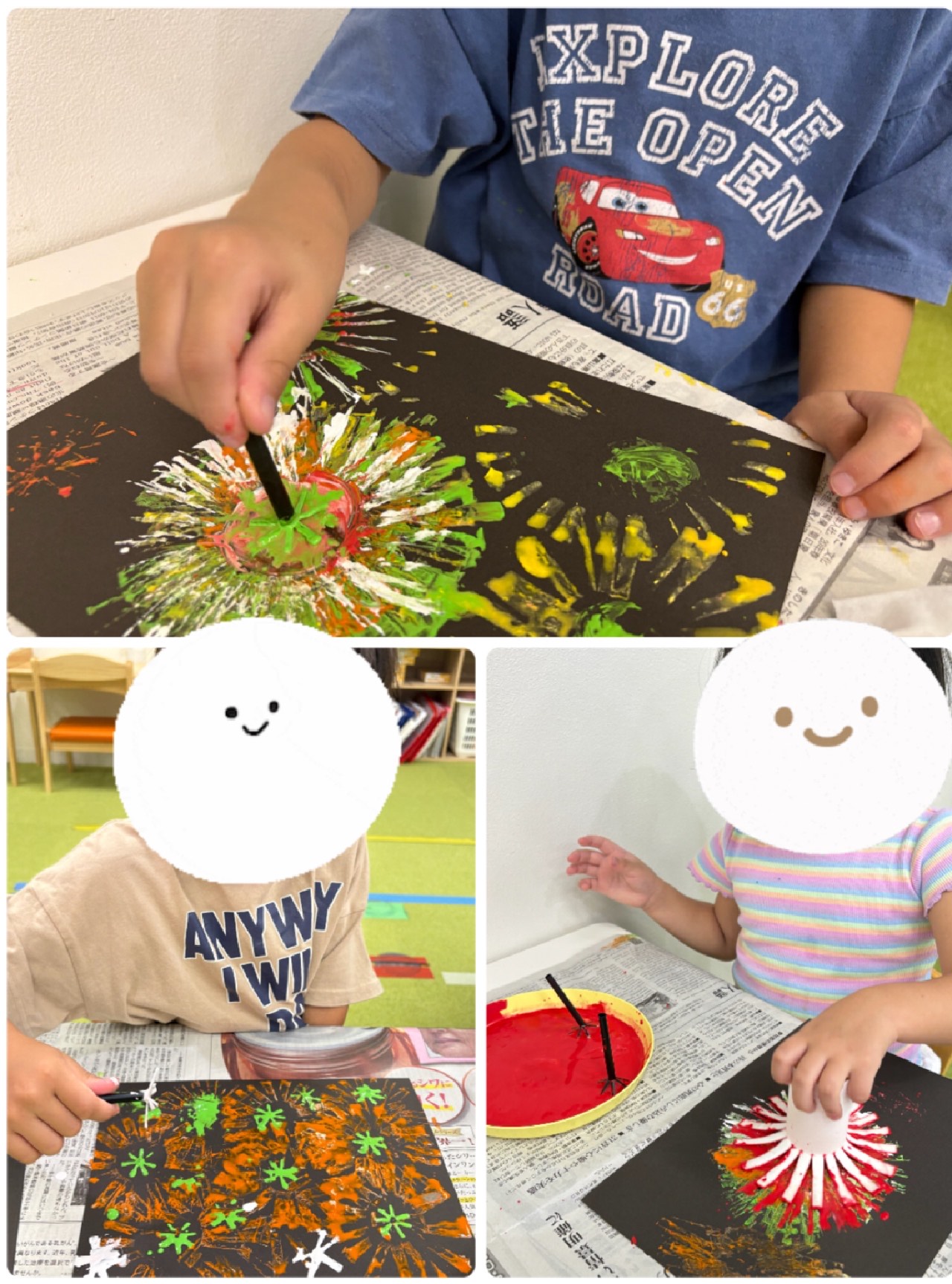 【南堀江】児童発達支援　花火製作🎆